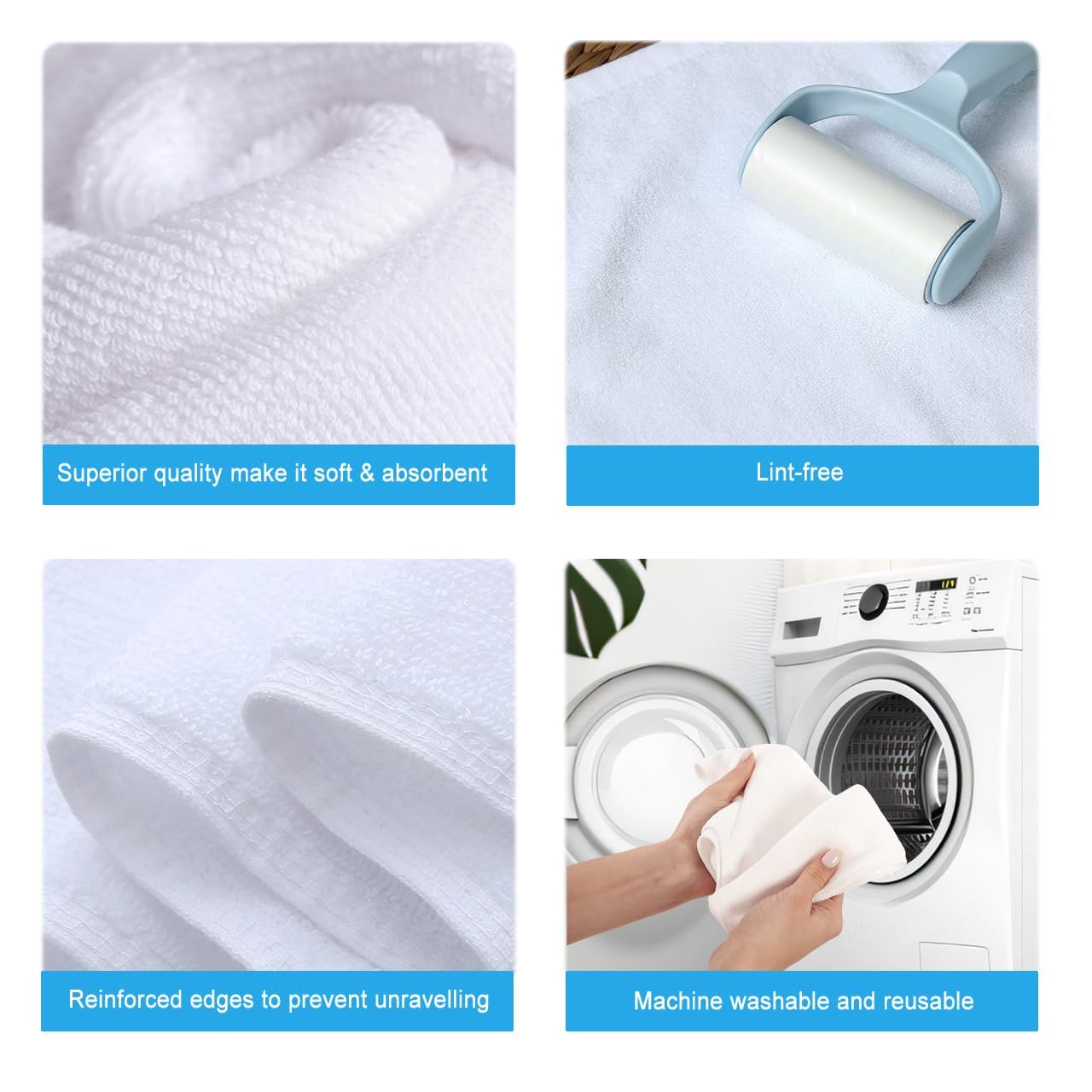 Microfiber Ultra Absorbent 400 GSM Microfiber Cleaning Cloths (12 Count)