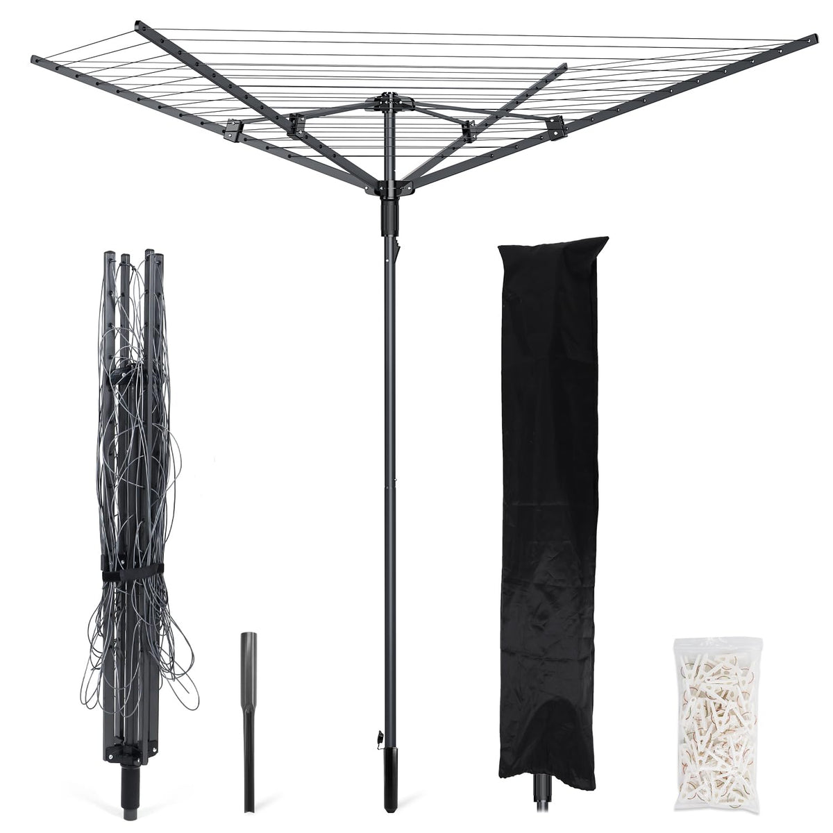 Heavy Duty Outdoor Umbrella Clothesline