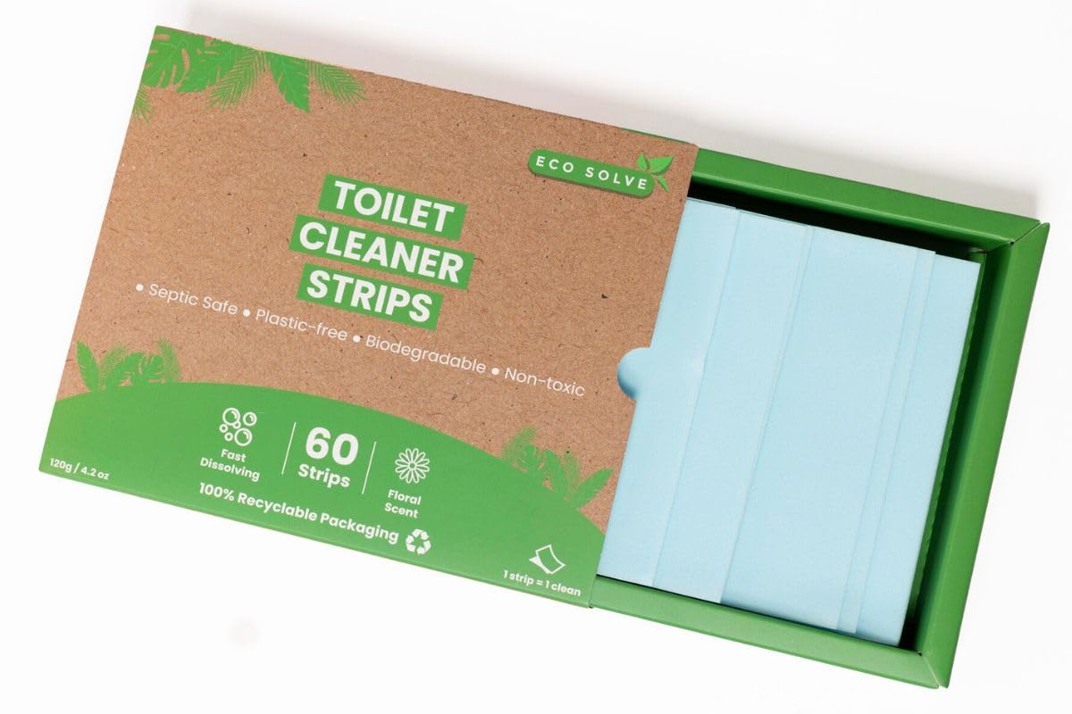 Natural Toilet Bowl Cleaner Strips (60 Count)