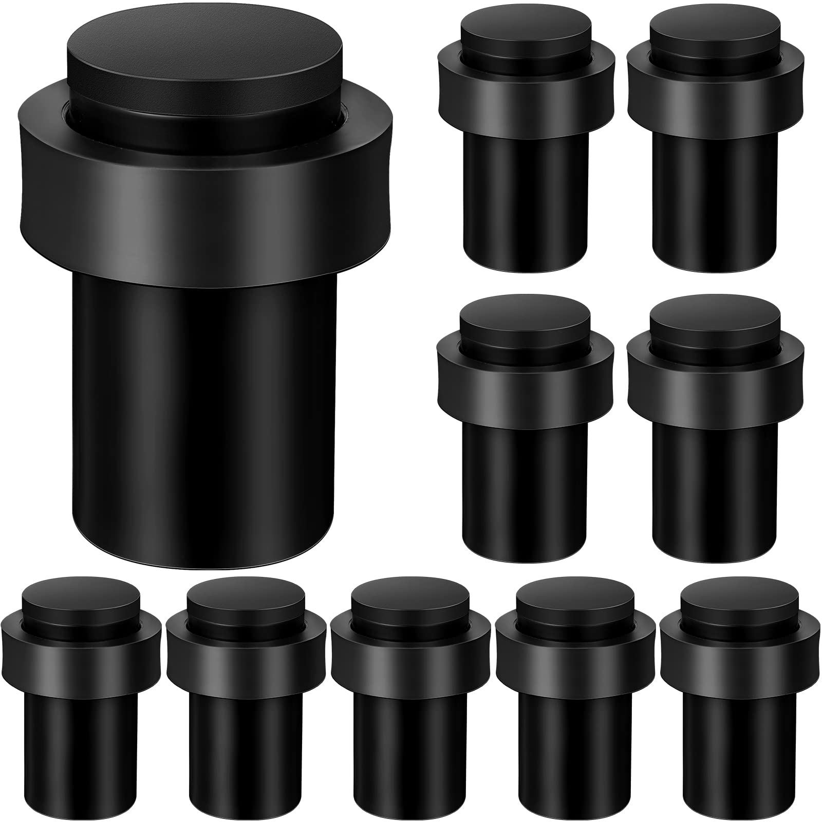 10 Pcs Floor Mounted Door Stopper Stainless Steel