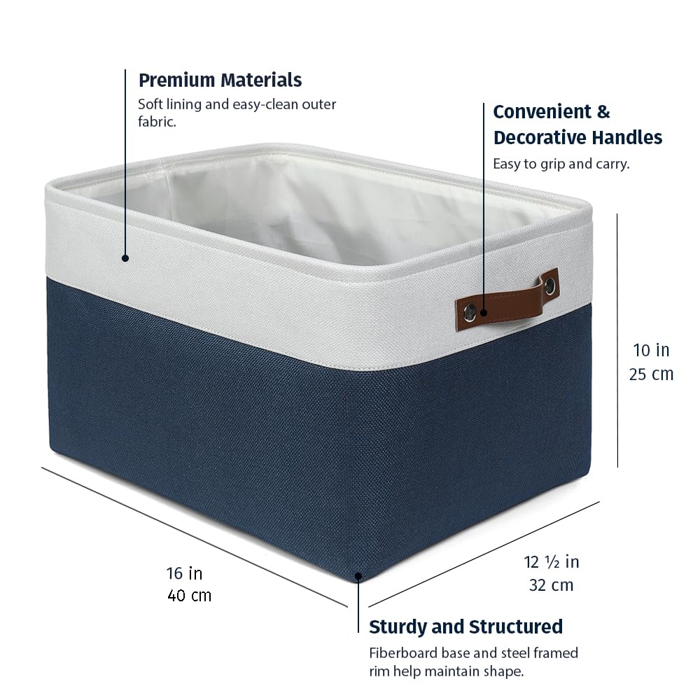 16x12.5in Storage Baskets (3 Count)
