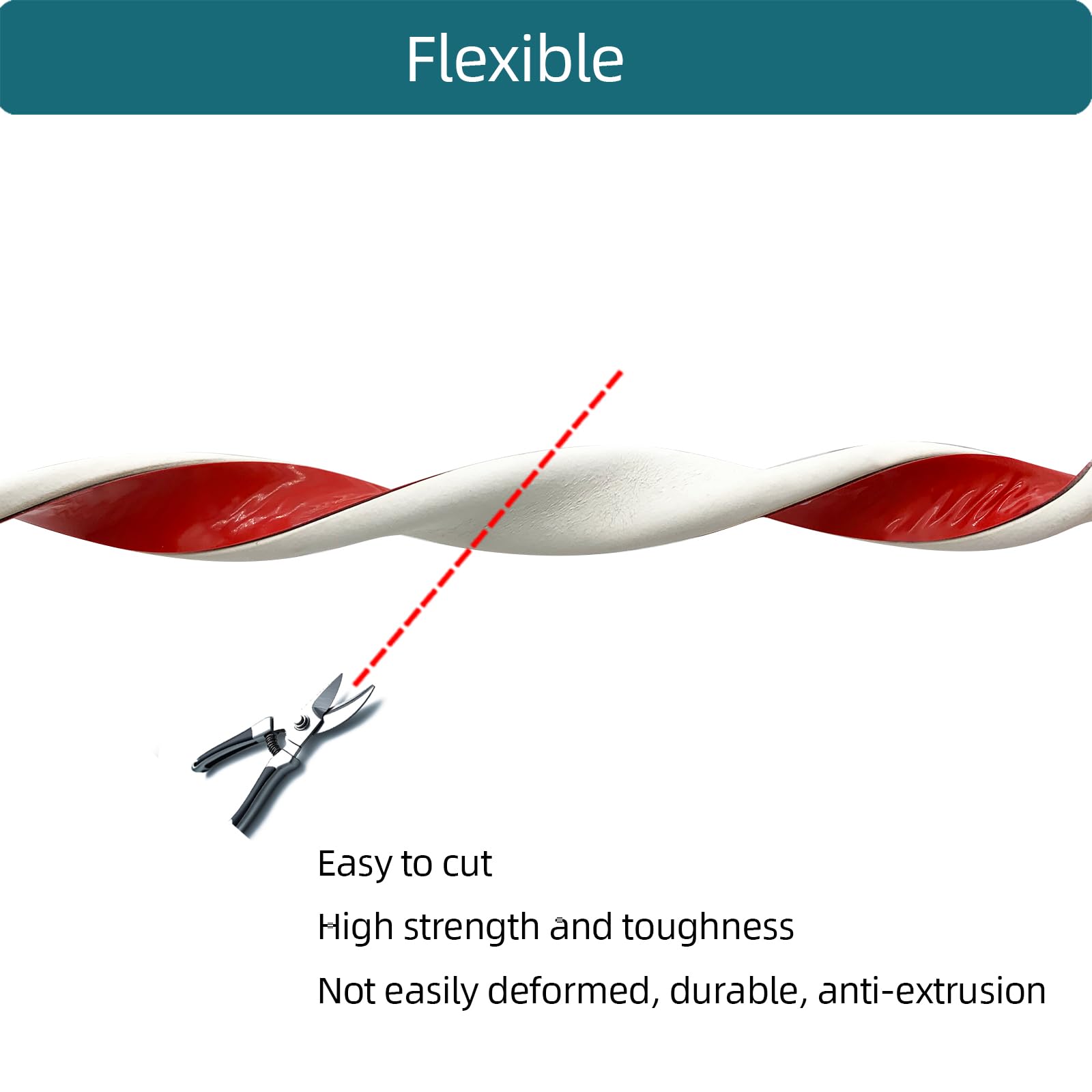 White Rubber Weather Stripping
