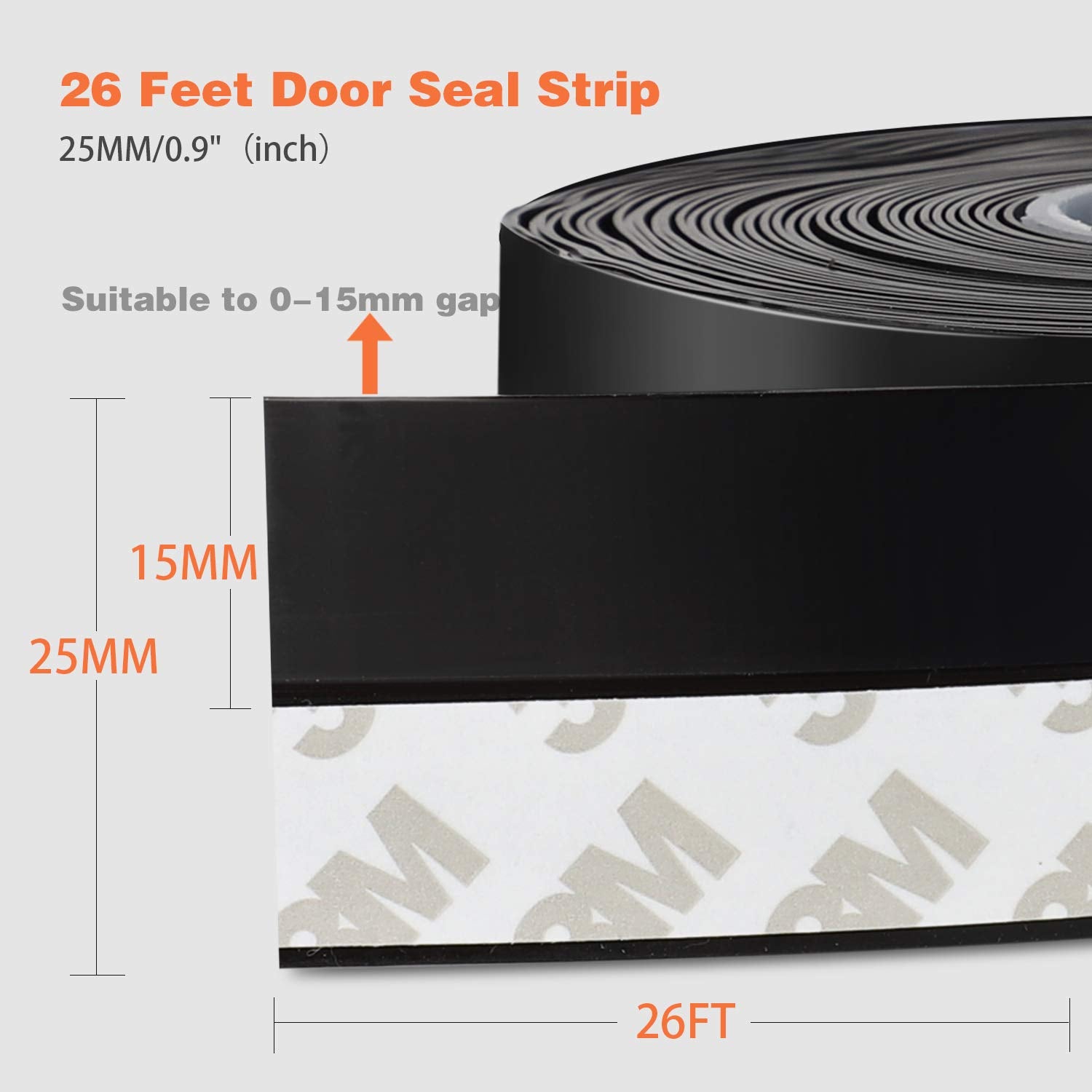 26 Feet Silicone Seal Strip