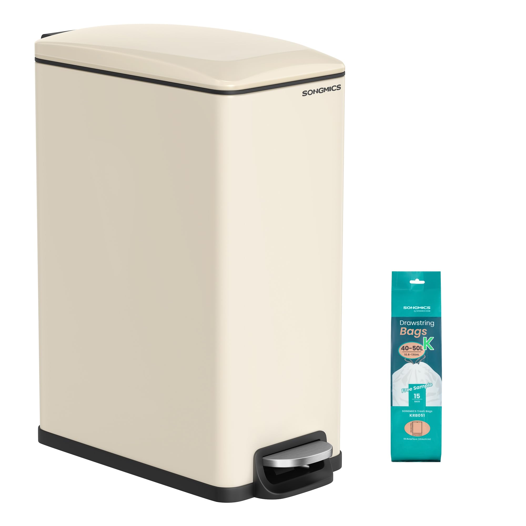Kitchen Trash Can with Lid