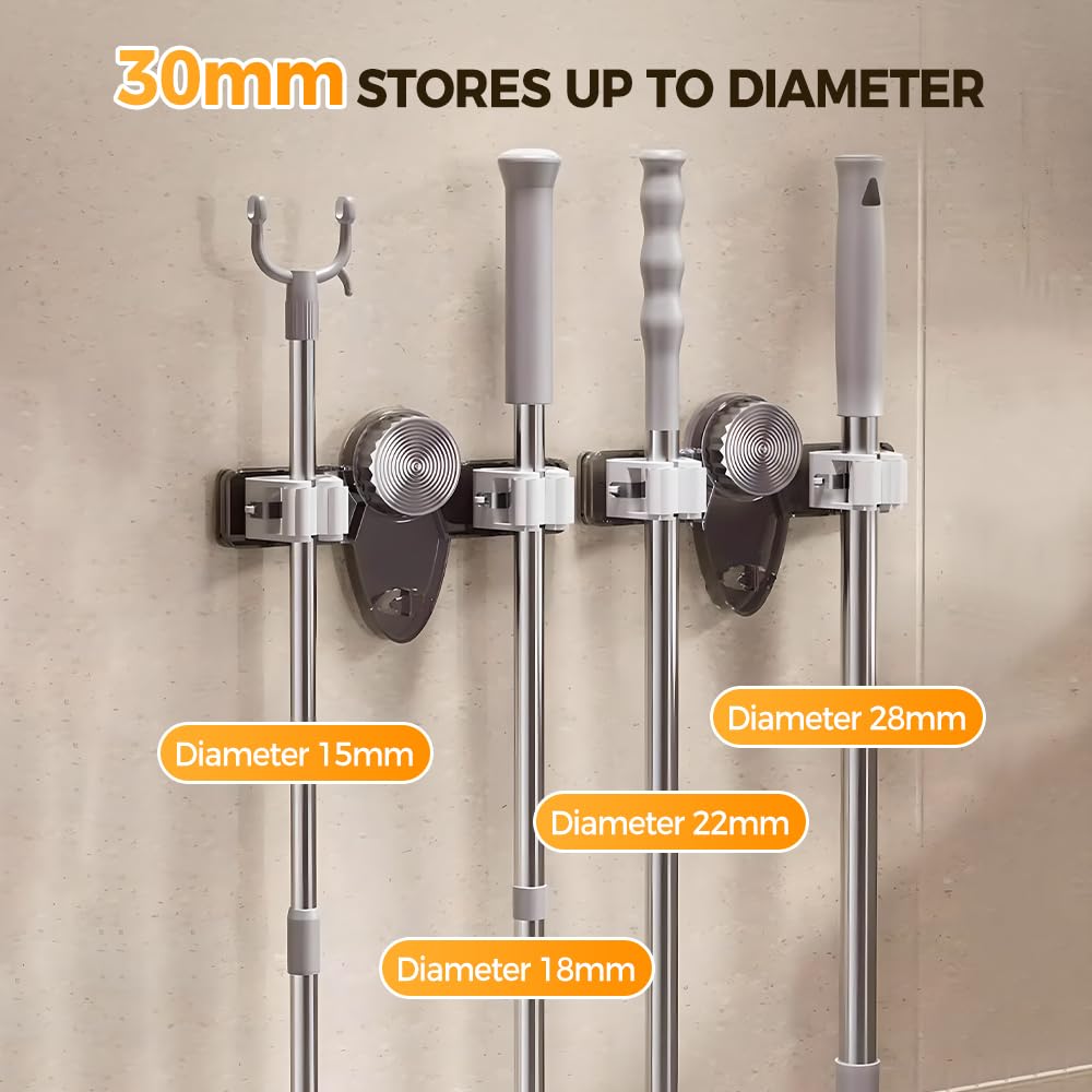 Broom Holder Mop Hanger