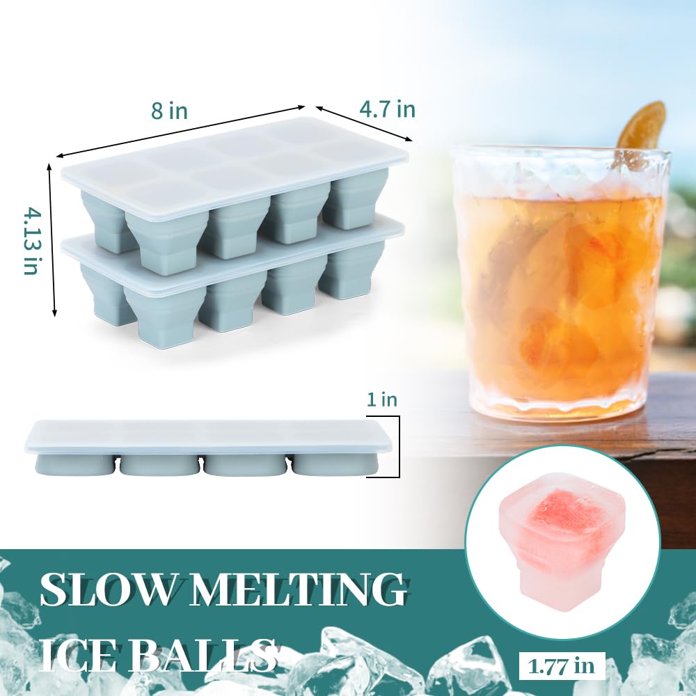 Foldable Ice Cube Trays (2 Count)