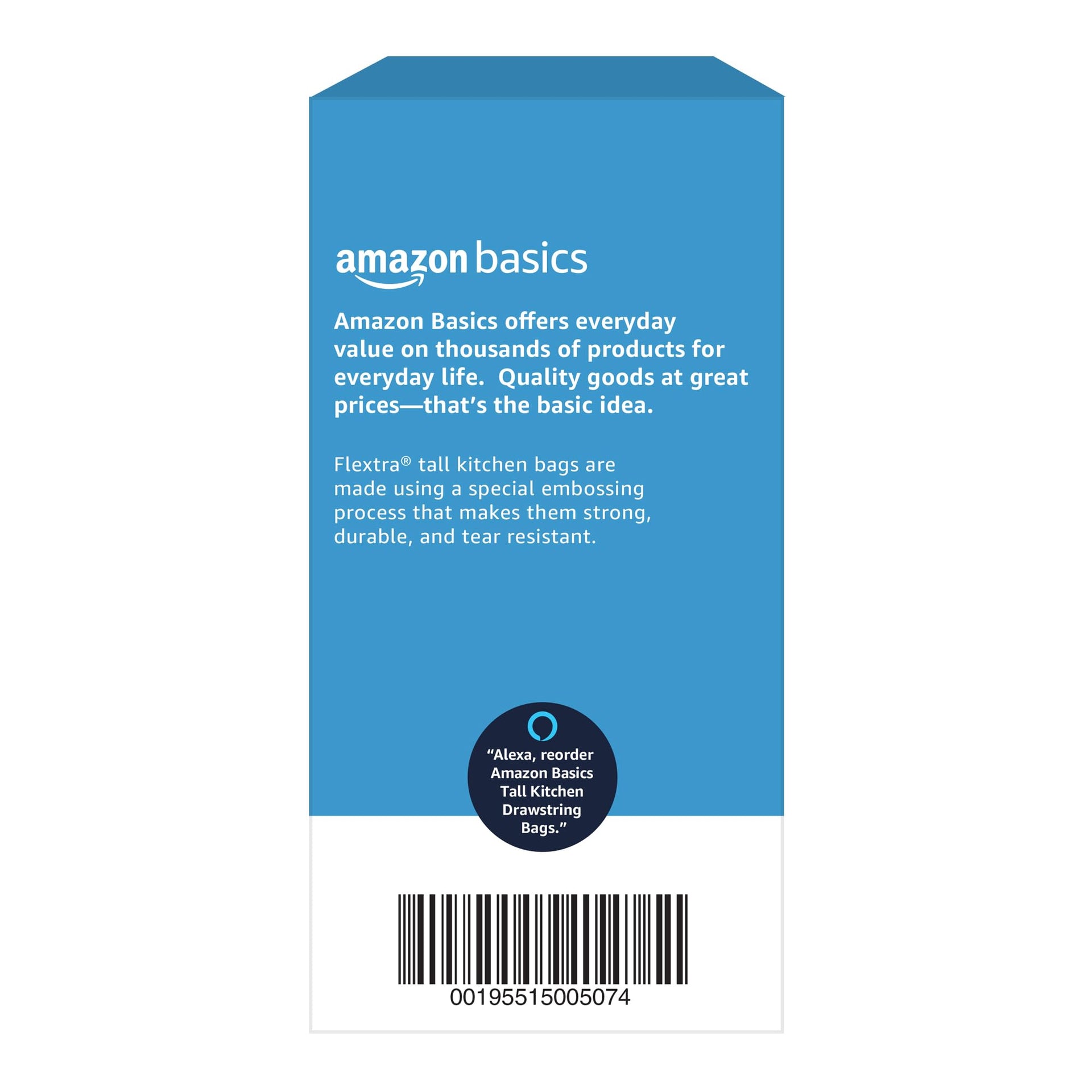 Flextra Tall Kitchen Drawstring Trash Bags (120 Count)