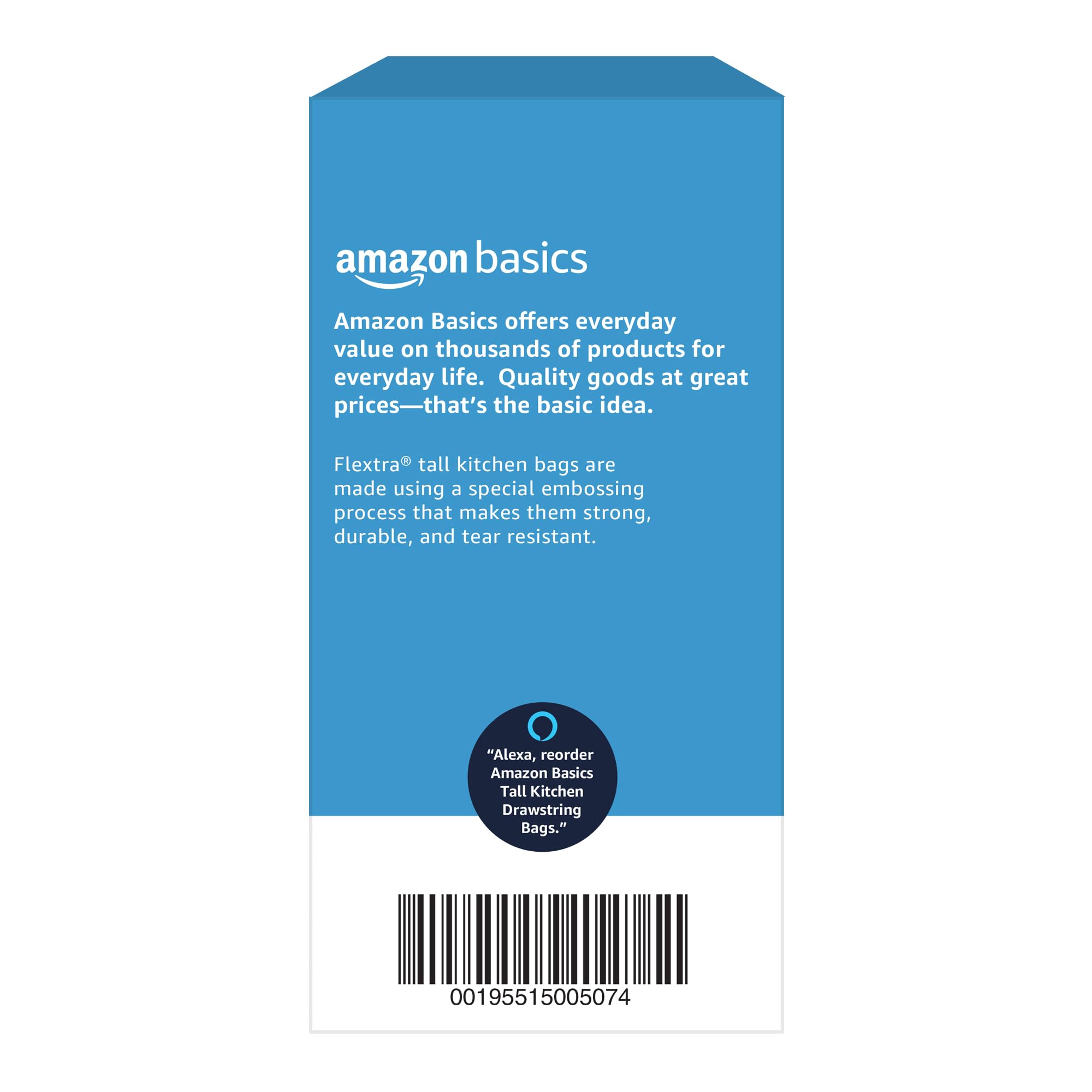 Flextra Tall Kitchen Drawstring Trash Bags (120 Count)