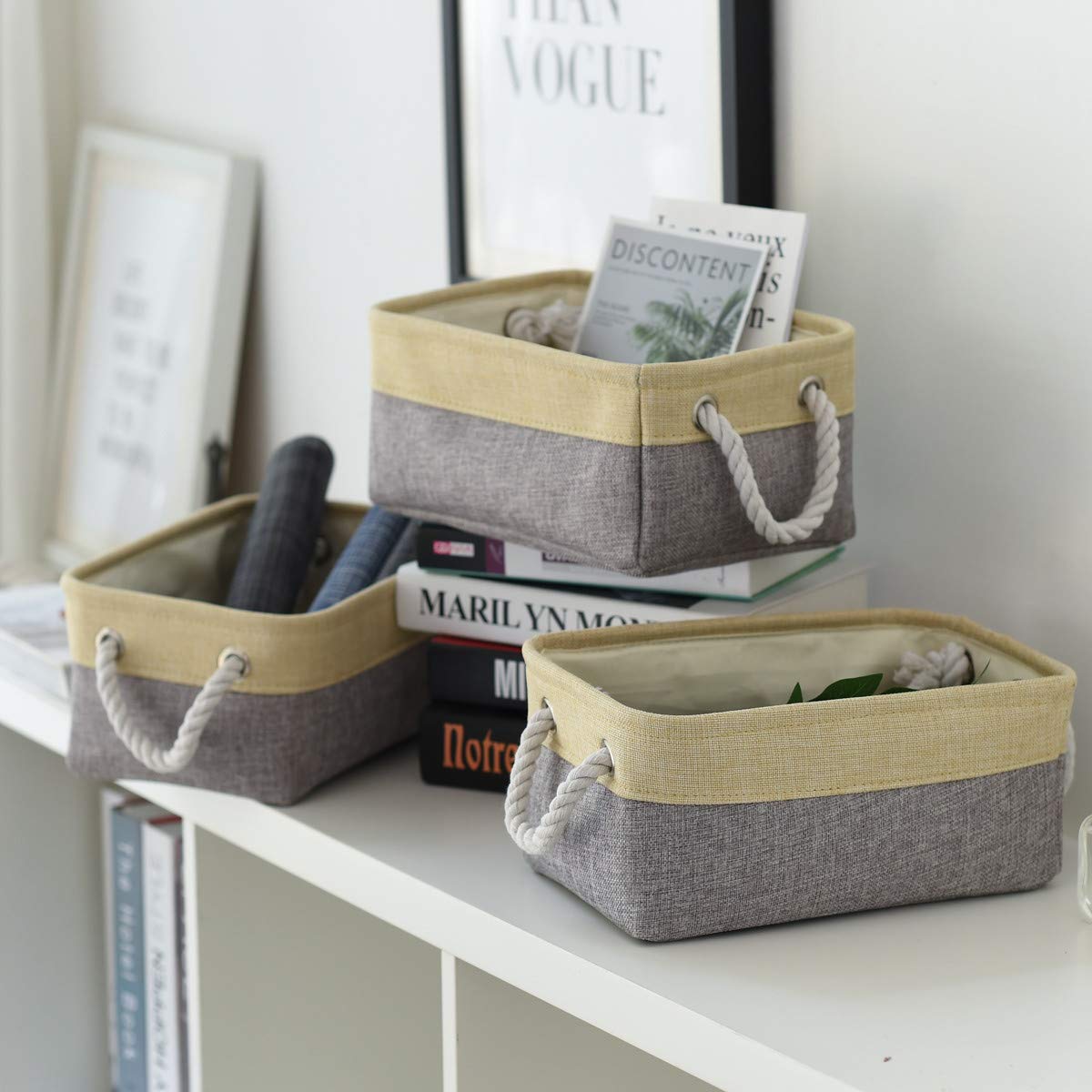 Storage Baskets for Organizing (6 Count)