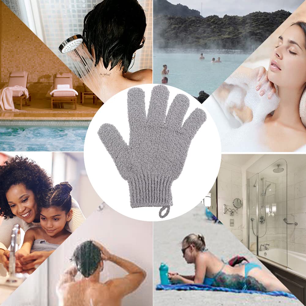 Bath Exfoliating Gloves (4 Count)