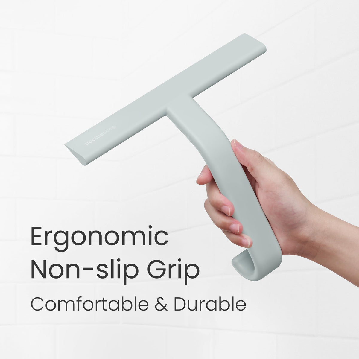 JustHang Shower Squeegee with Built