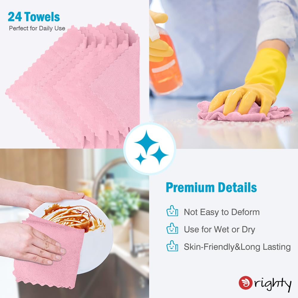 Microfiber Cleaning Cloth (24 Count)