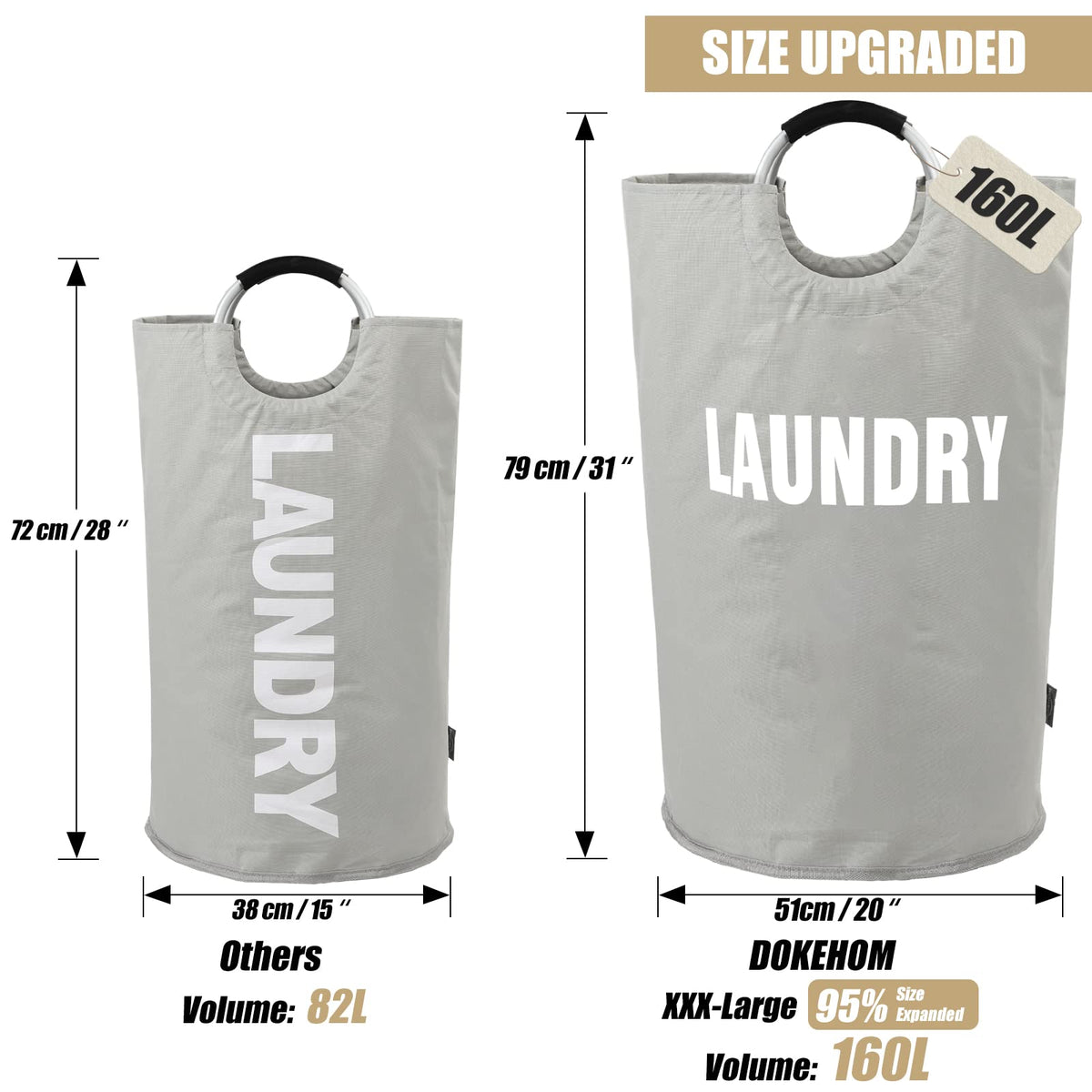 160L XX Large Laundry Basket - ModHome Supplies