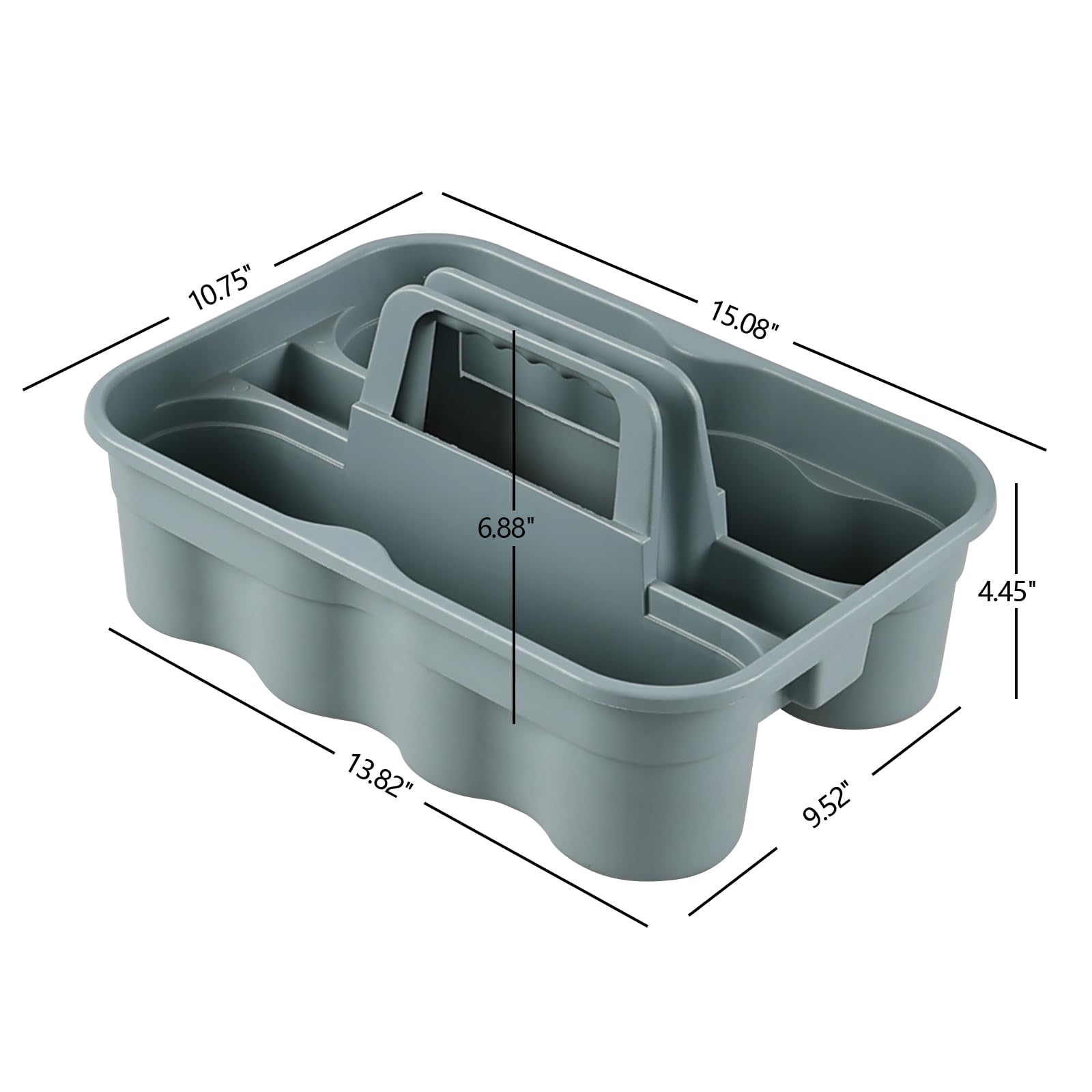 Cleaning Caddy Organizer with Handle (6 Count)