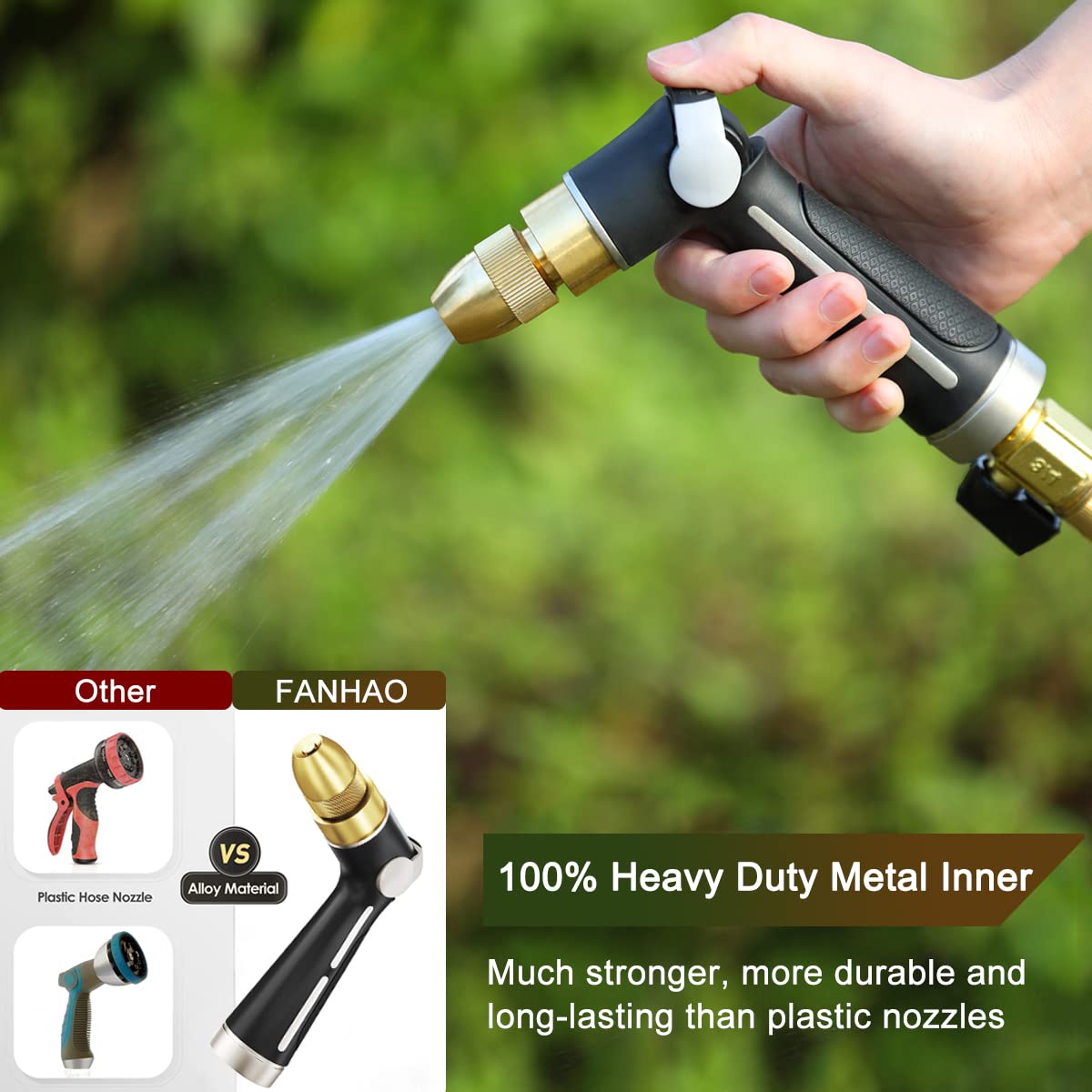 Metal Thumb Control Adjustable Nozzle