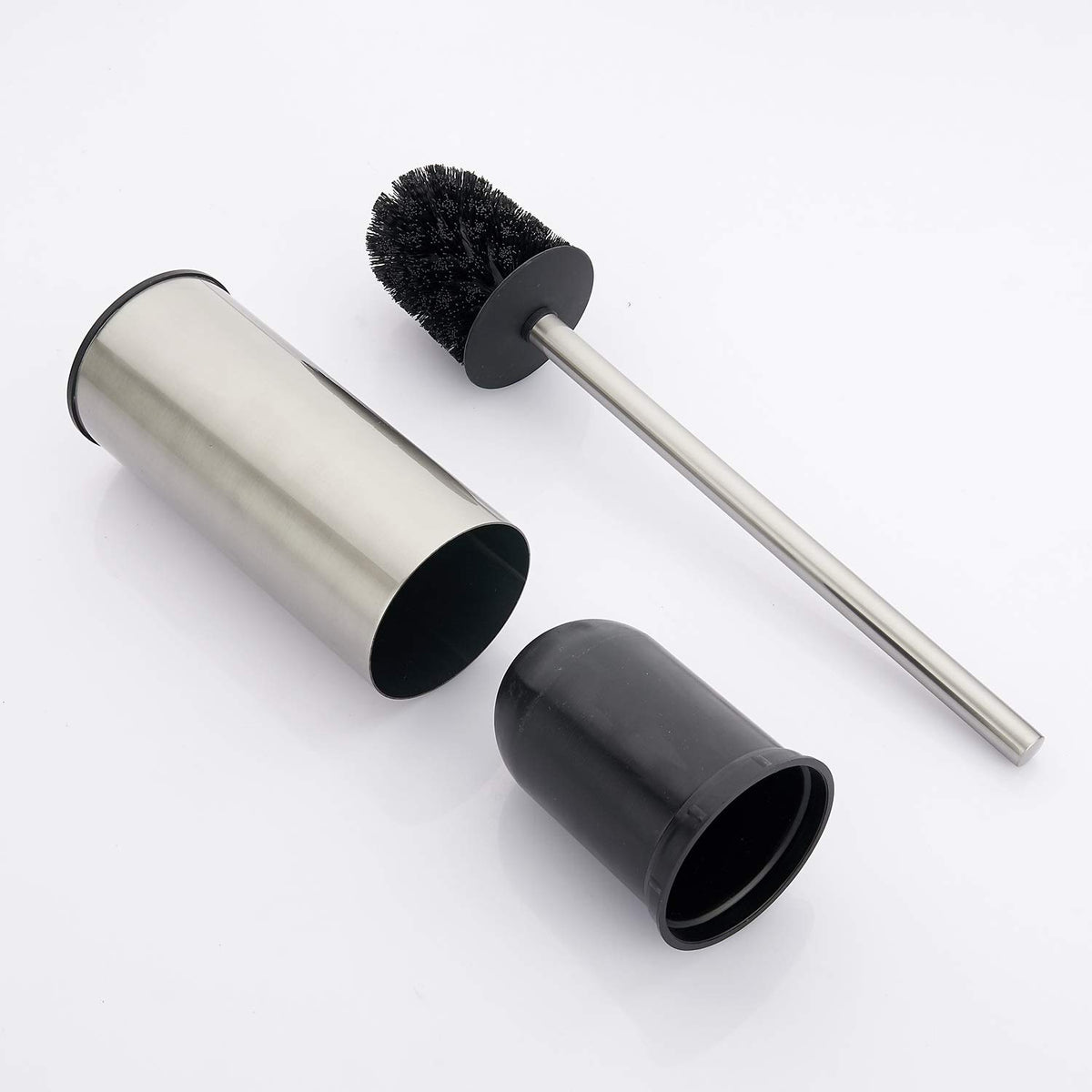 Toilet Brush Holder Brushed Nickel