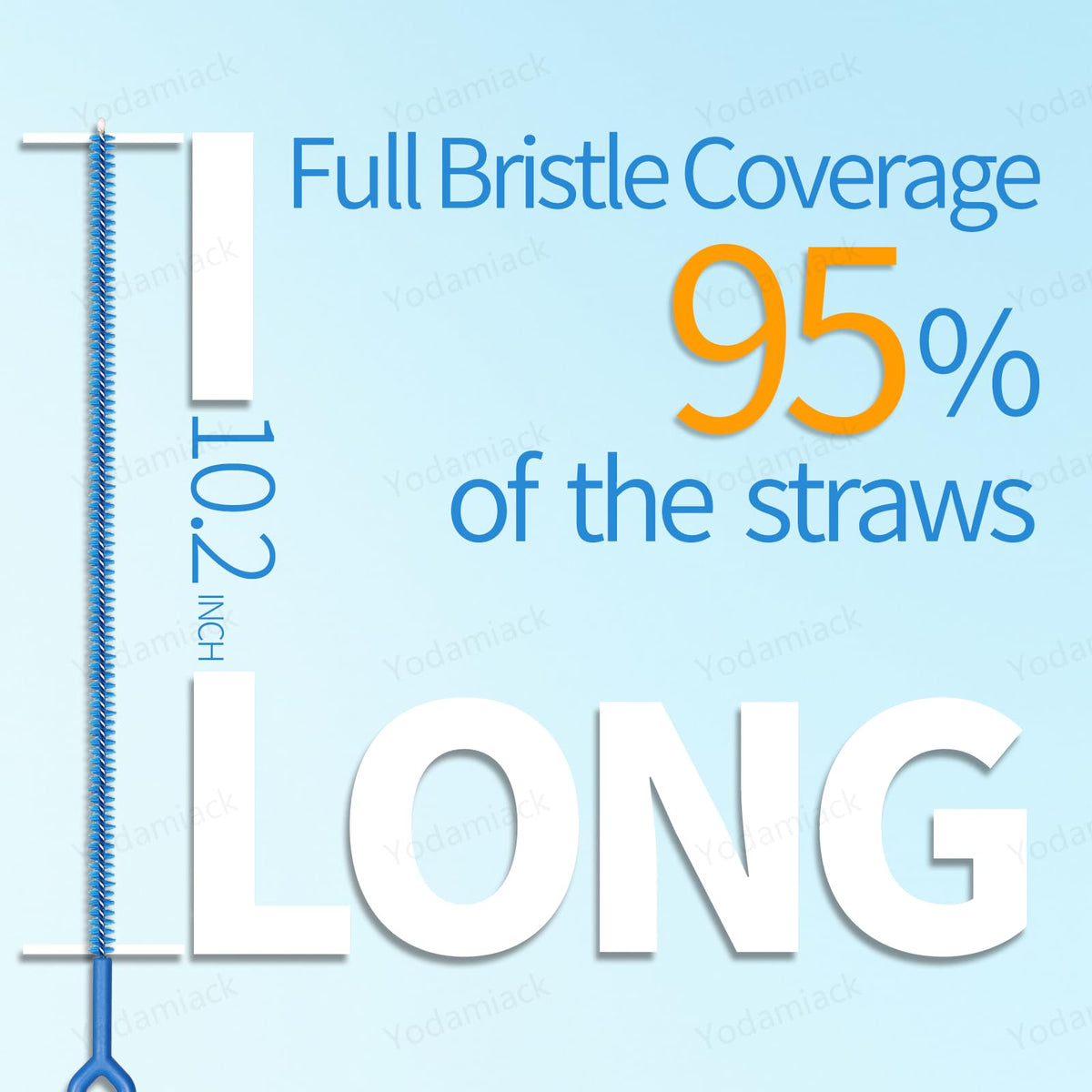 Heavy Duty Straw Cleaner Brush (4 Count)