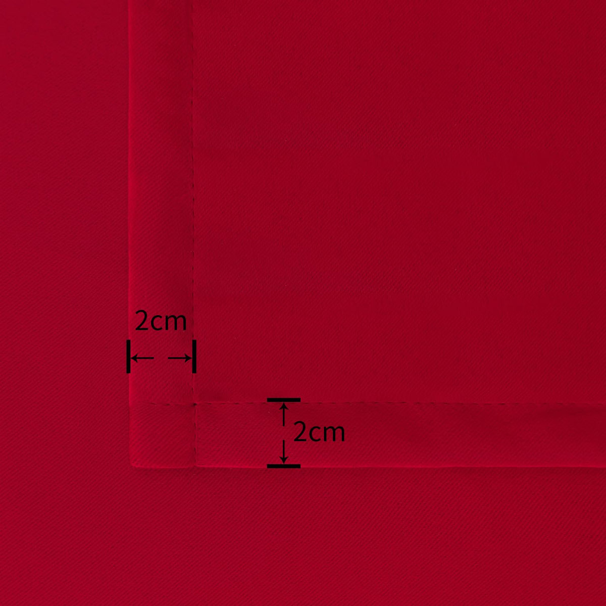 Red Blackout Curtains 54 Inches Length for Bedroom