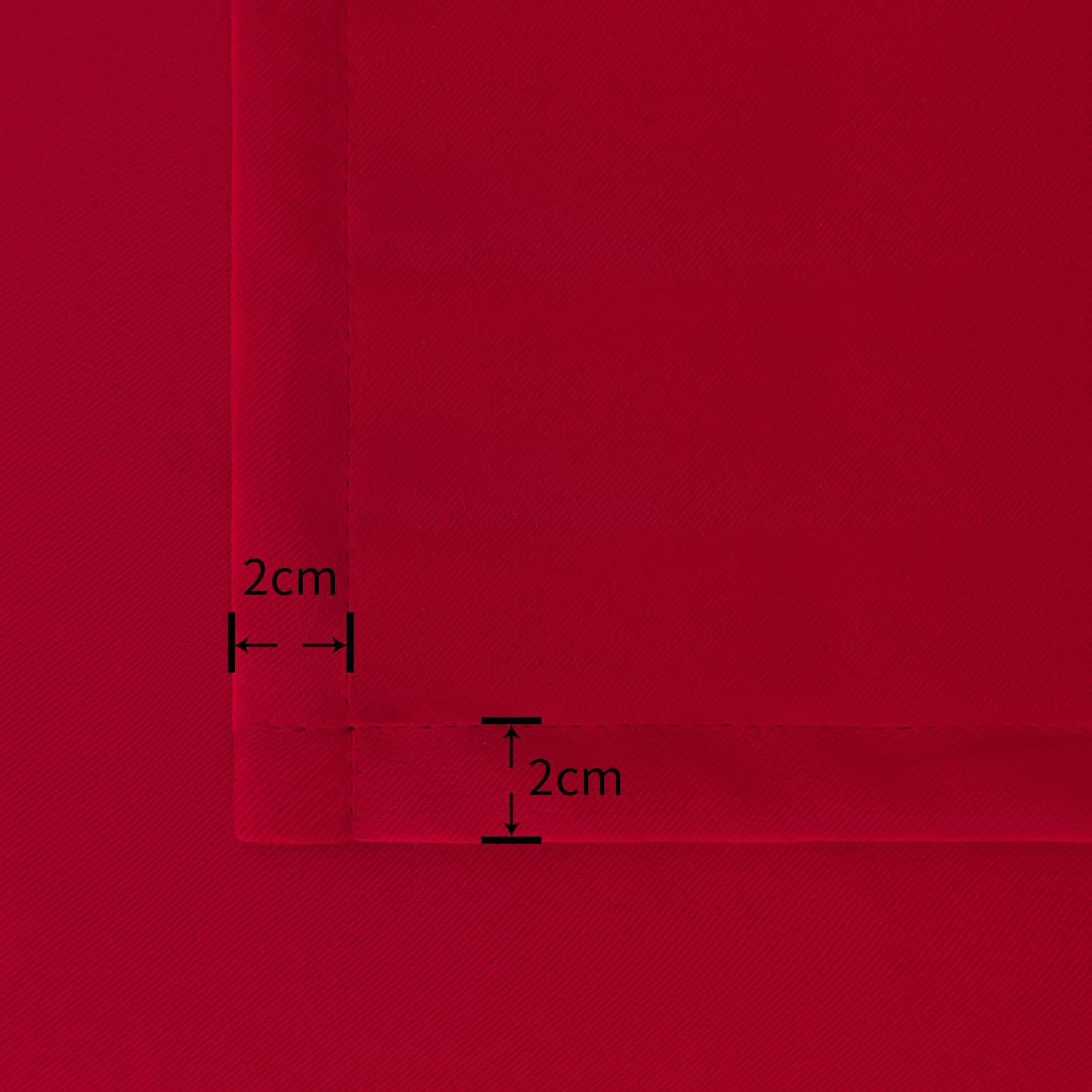 Red Blackout Curtains 54 Inches Length for Bedroom