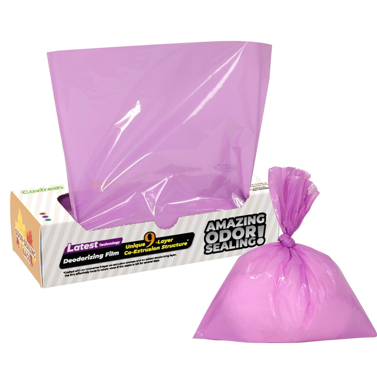 Odor Sealing Cat Litter Bags (220 Count)
