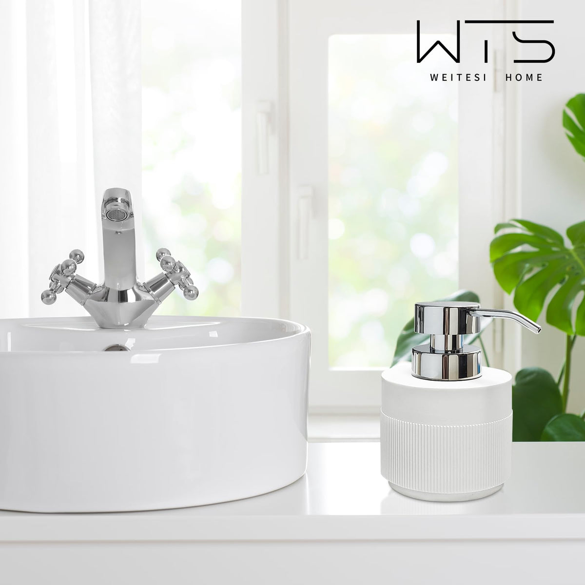 Resin Soap Dispenser for Bathroom
