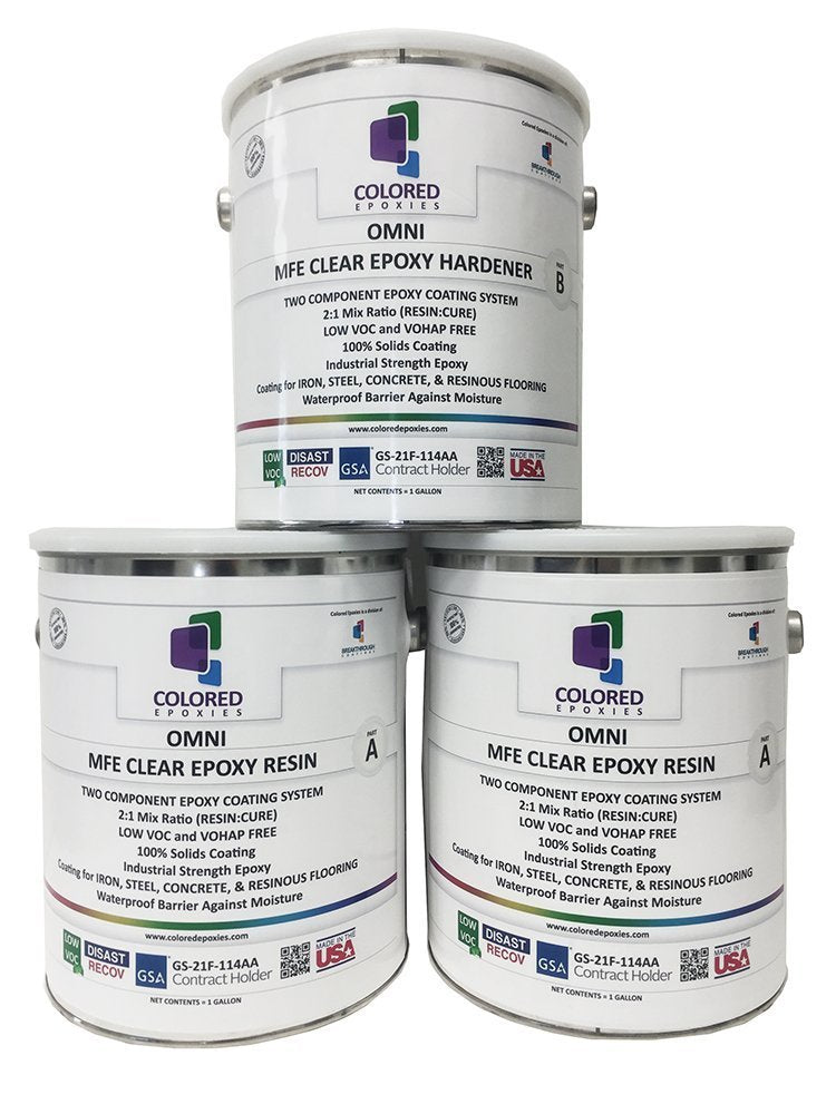 10002 Clear Epoxy Resin Coating 100% Solids (384 Fl Oz)