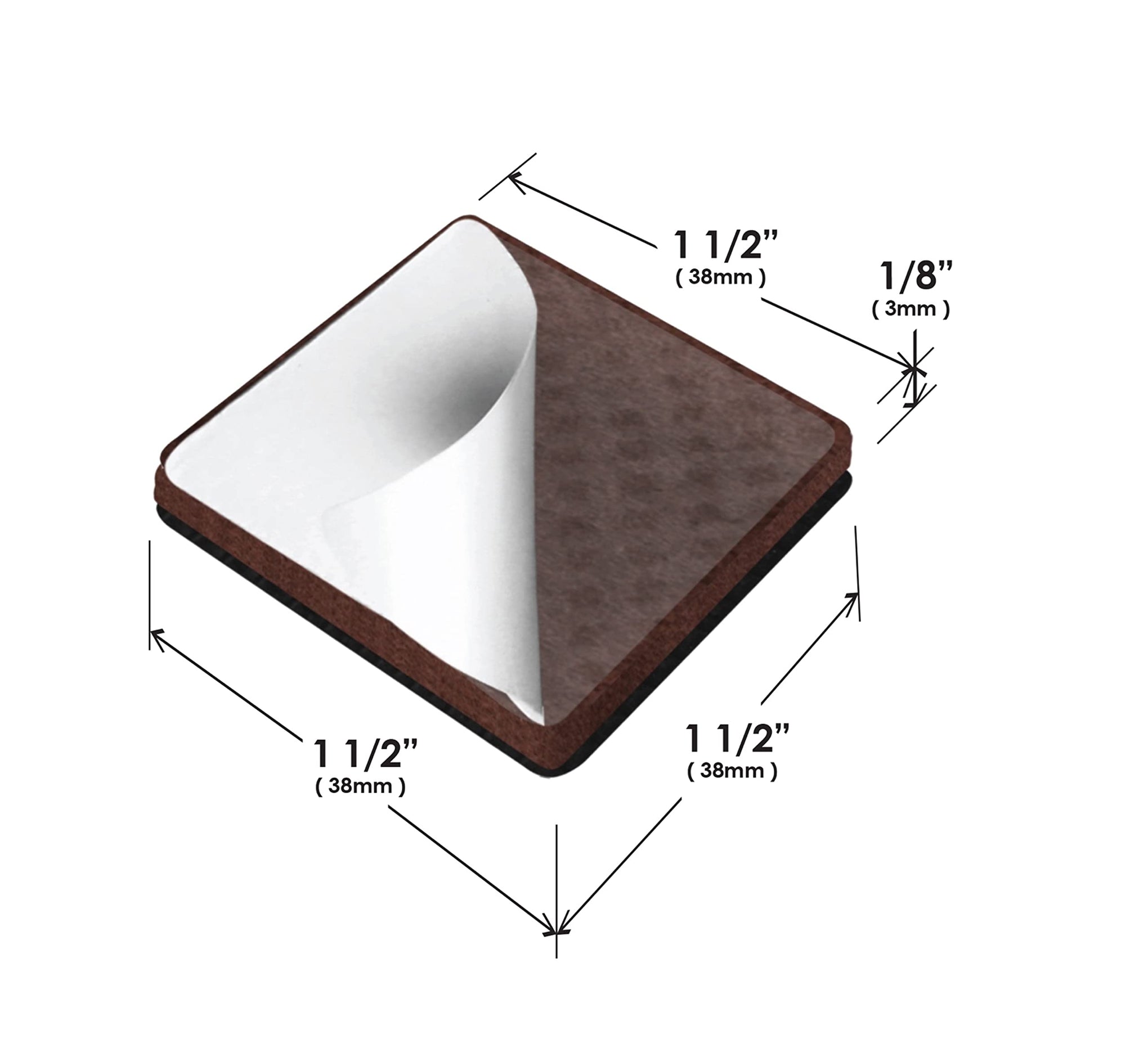 GorillaPads CB150 Non Slip Furniture Pads (8 Count)