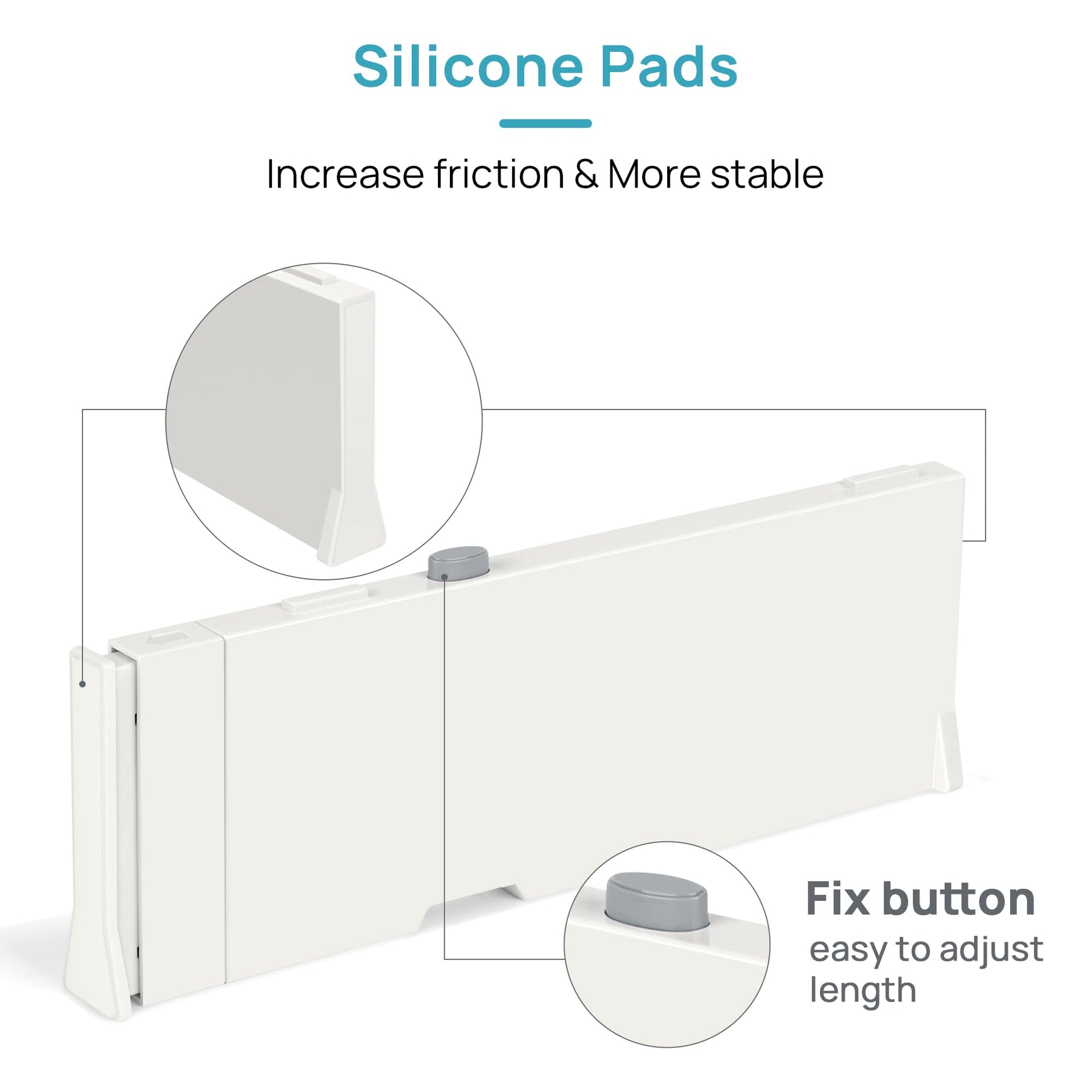 Drawer Dividers for Clothes 8 Pack (8 Count)