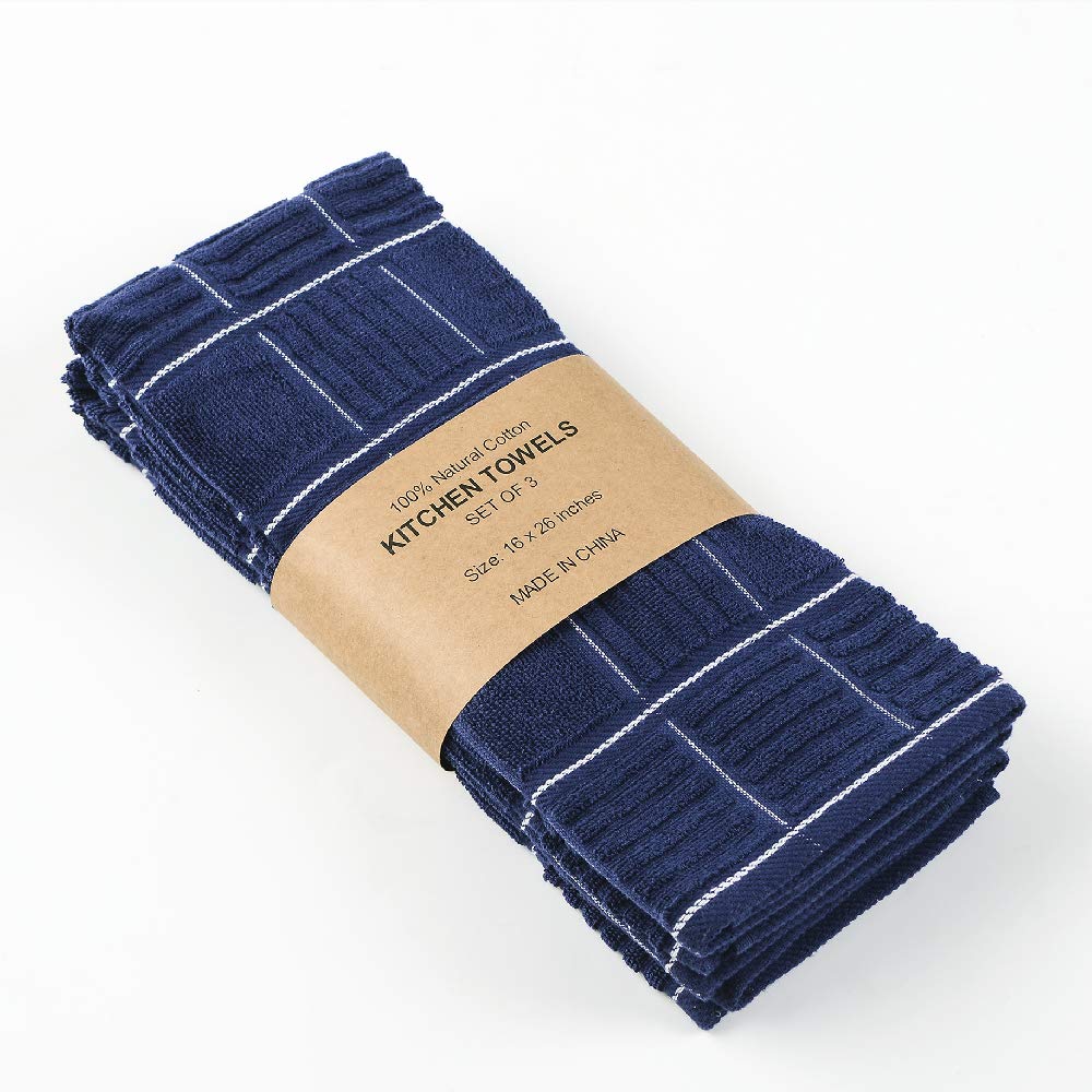 100% Cotton Kitchen Towels (3 Count)