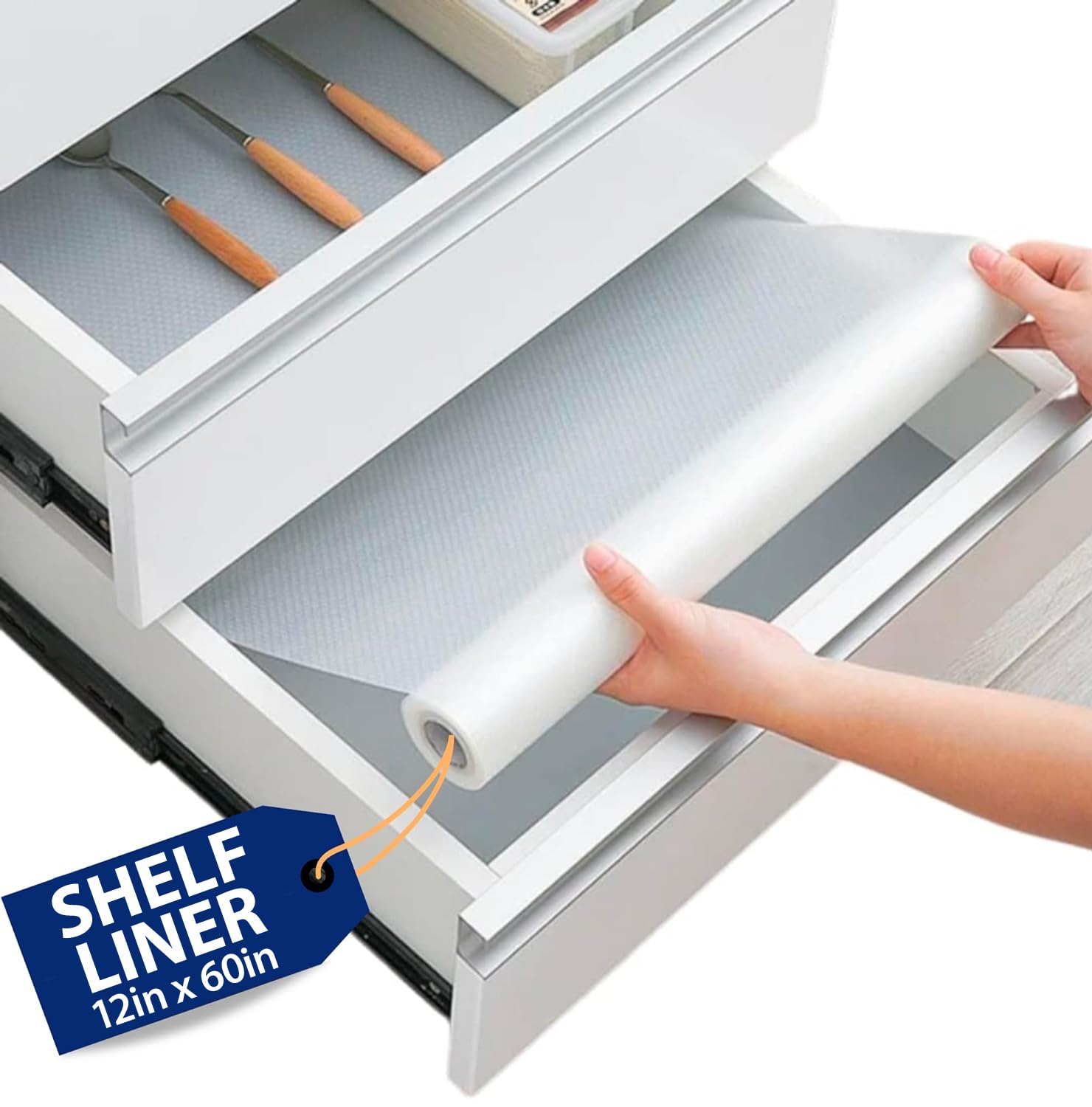 Shelf Liner Drawer Liner for Kitchen Cabinets Non (5 Sq Ft)