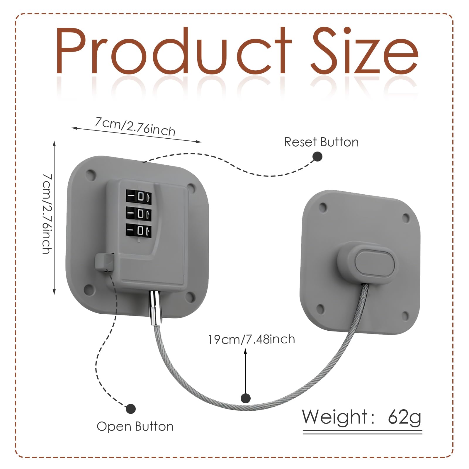 Refrigerator Lock (6 Count)