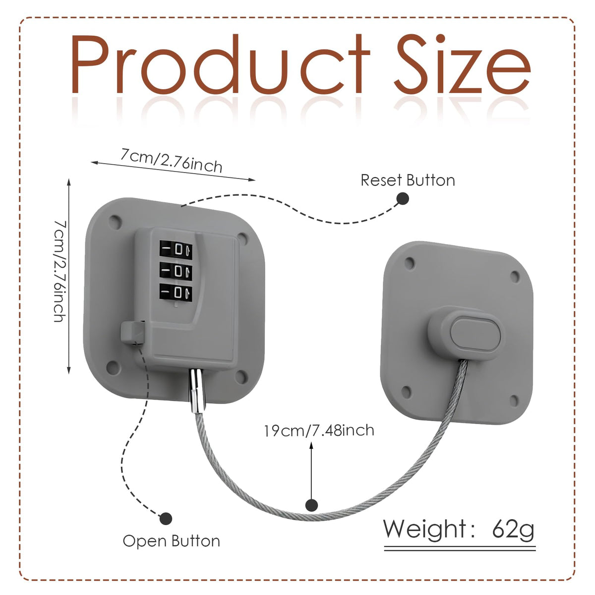 Refrigerator Lock (6 Count)