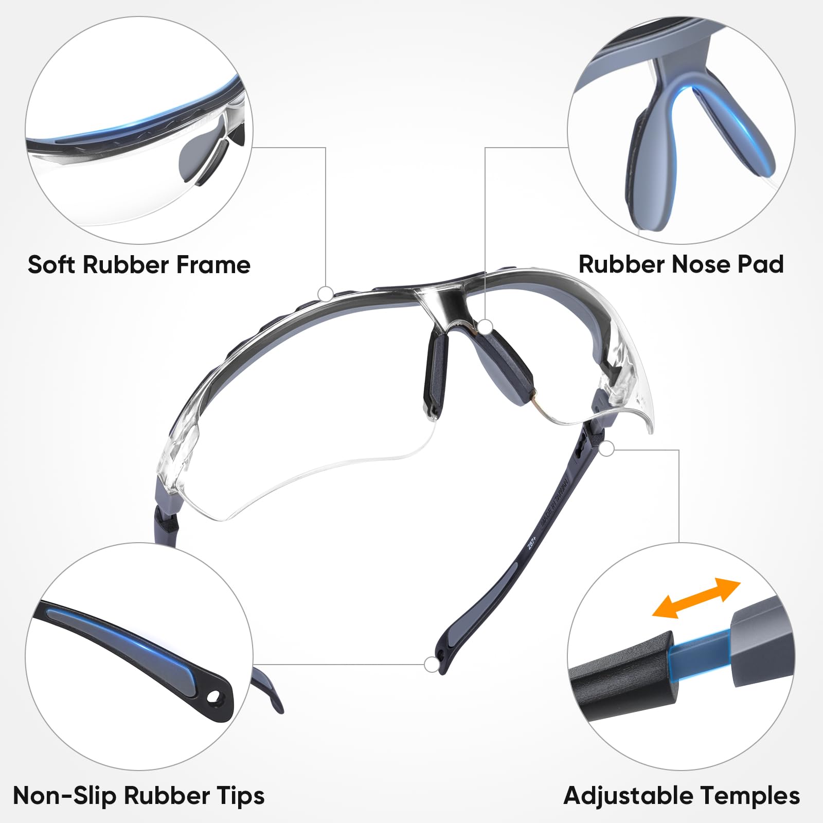1PK Anti Fog Safety Glasses for Men & Women