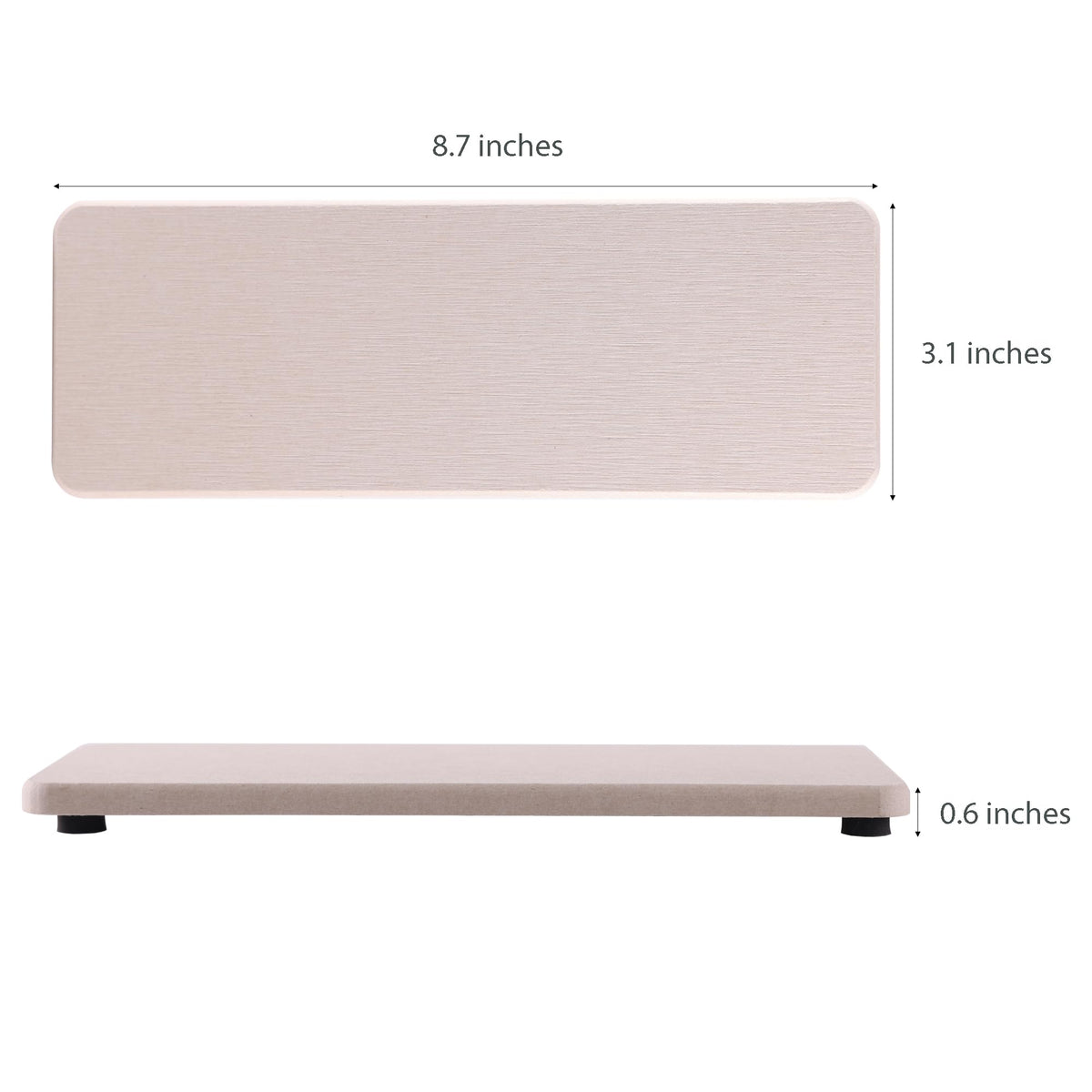 2 Pcs Sink Stone Soap Trays (2 Count)