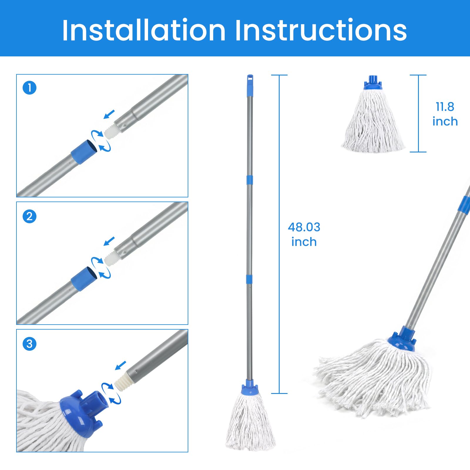 Indoor Mop for Floor Cleaning