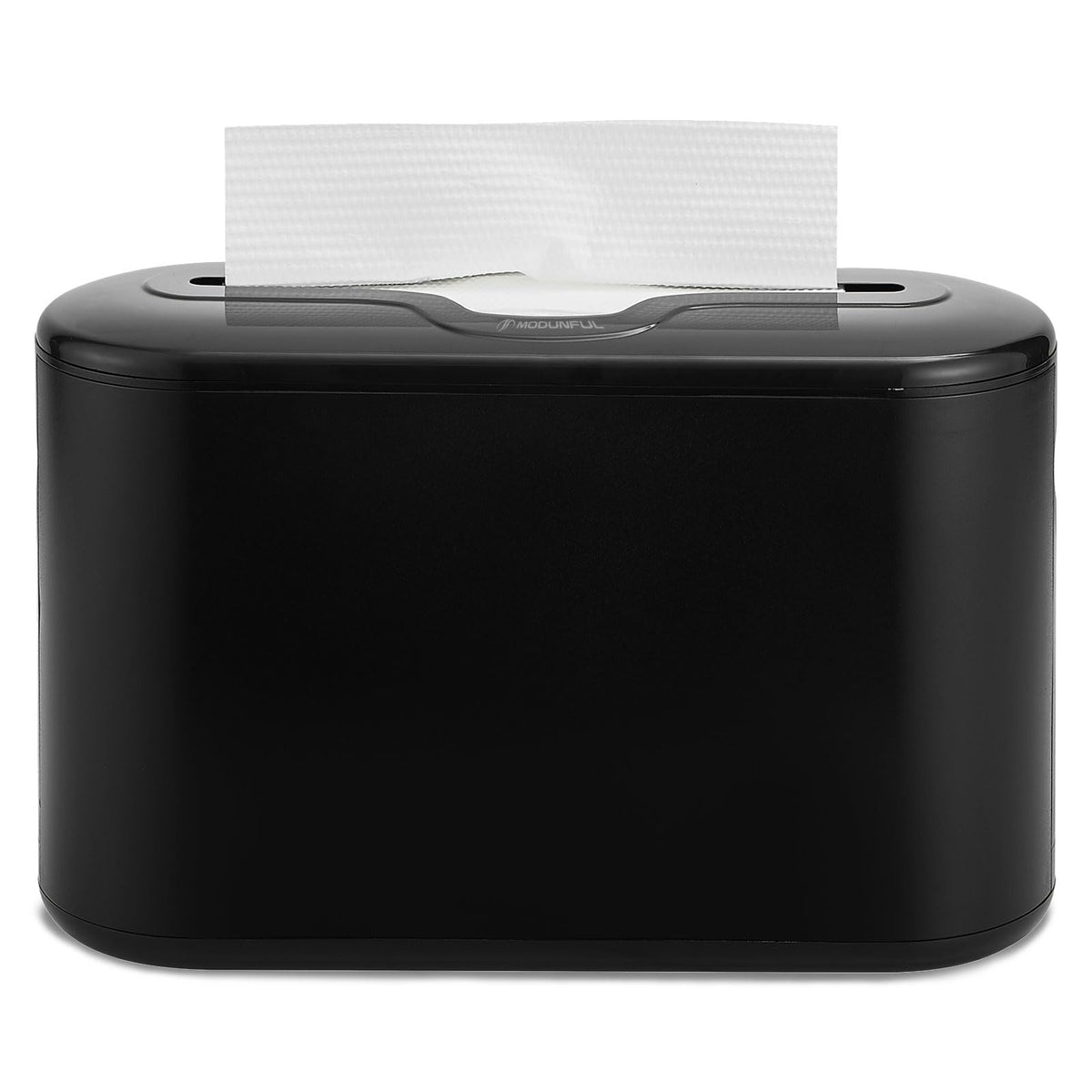 Multifold Paper Towel Dispenser Countertop Compact Design for Kitchen Black