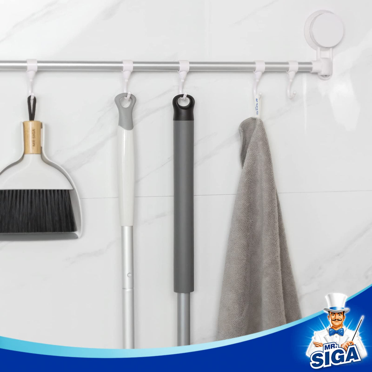 Heavy Duty Grout Scrub Brush with Long Handle