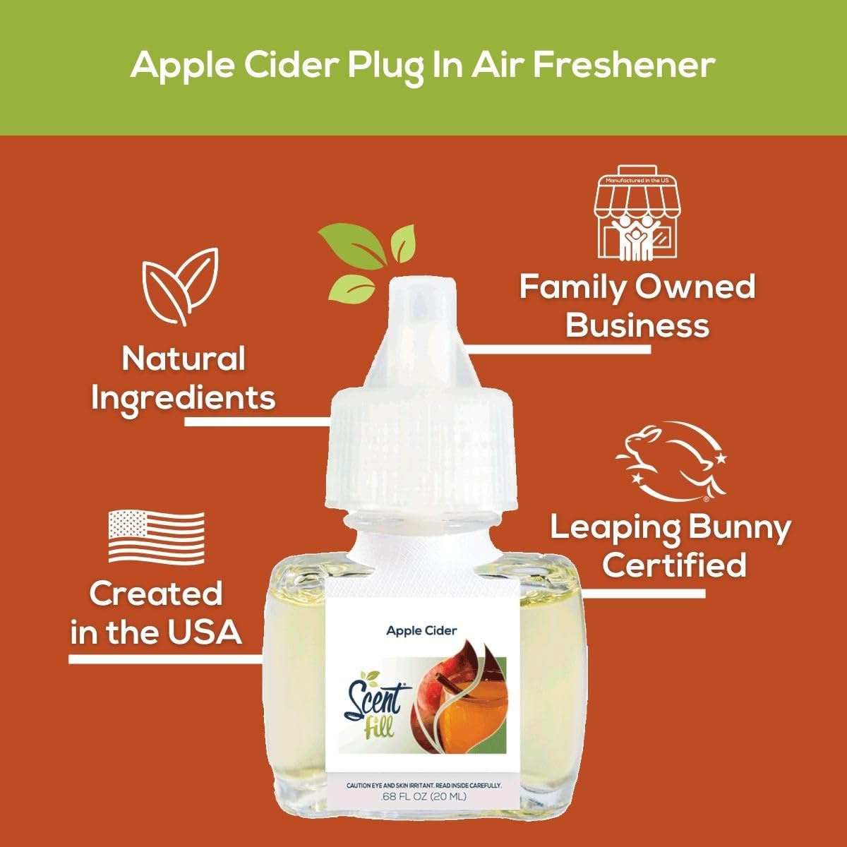 Apple Cider Plug in Air Freshener