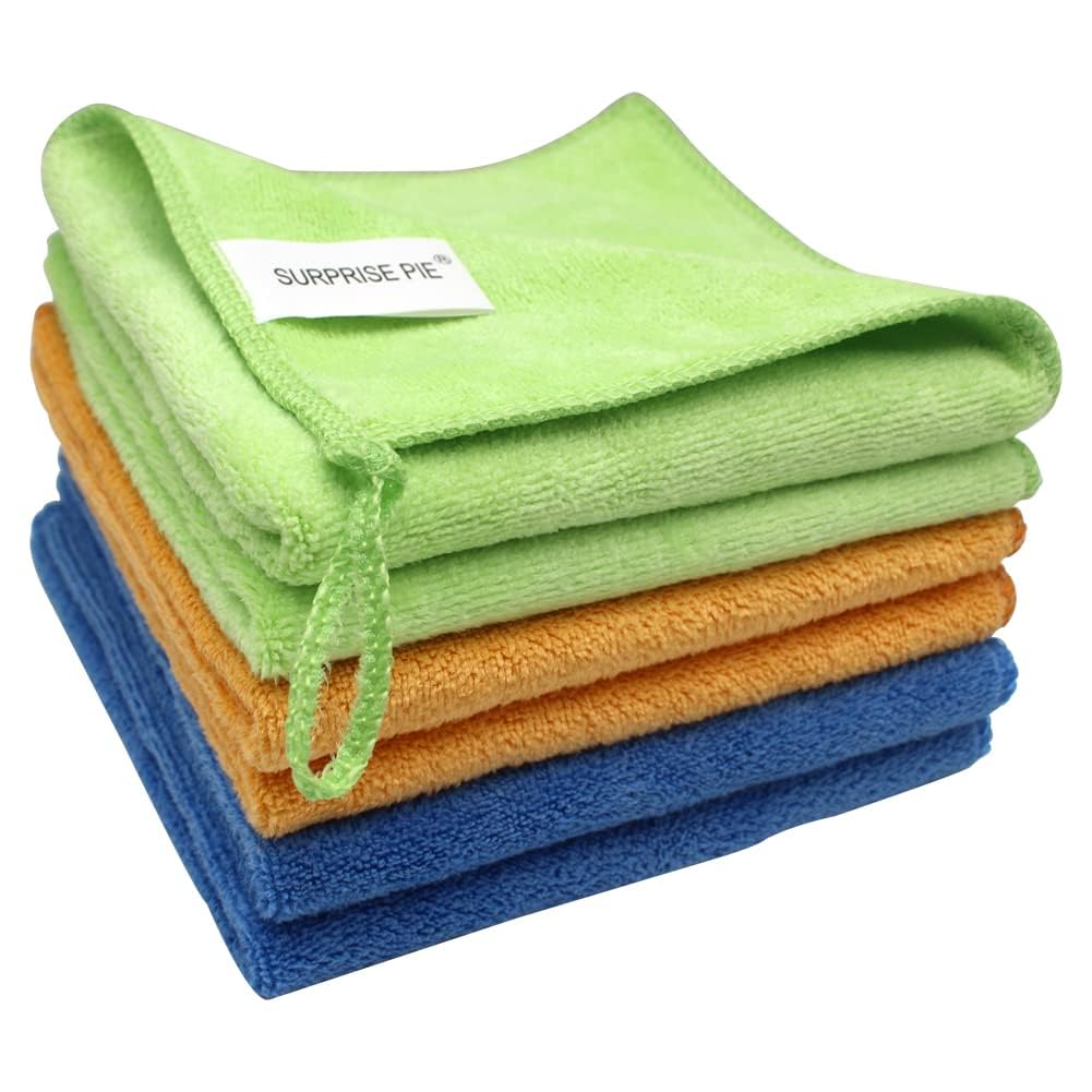 400 GSM Microfiber Cleaning Cloths (8 Count)