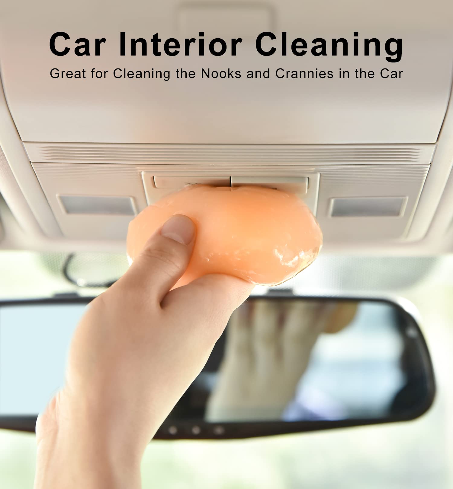 Cleaning Gel for Car Detail Putty Cleaning Gel Auto Detail Tools Car Interior Cleaner Cleaning Mud Dust for Cars and Keyboard Cleaner Gel Clean Slime Reusable Car Vent Cleaner (5.7 Ounce)