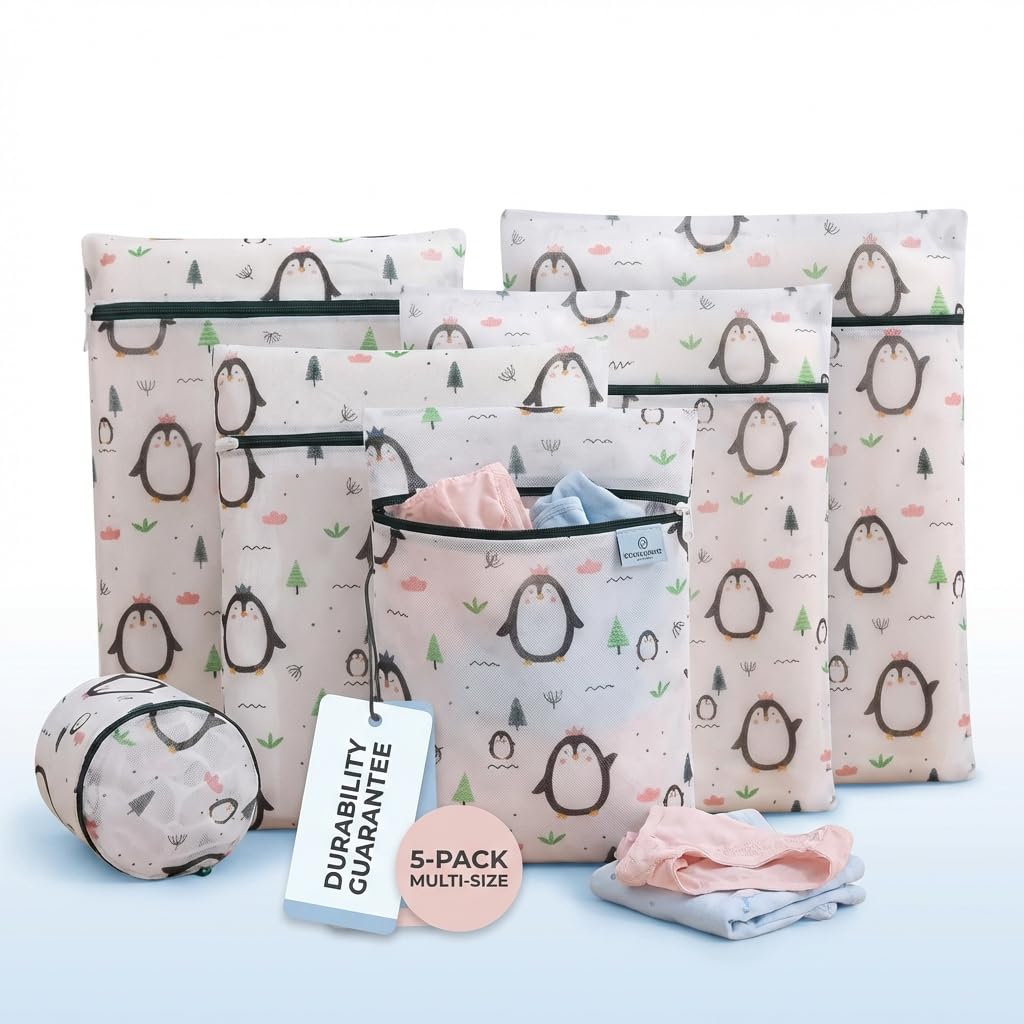Mesh Laundry Bags for Delicates (5 Count)