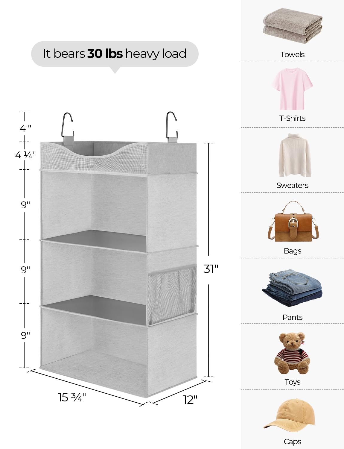 Hanging Closet Organizer