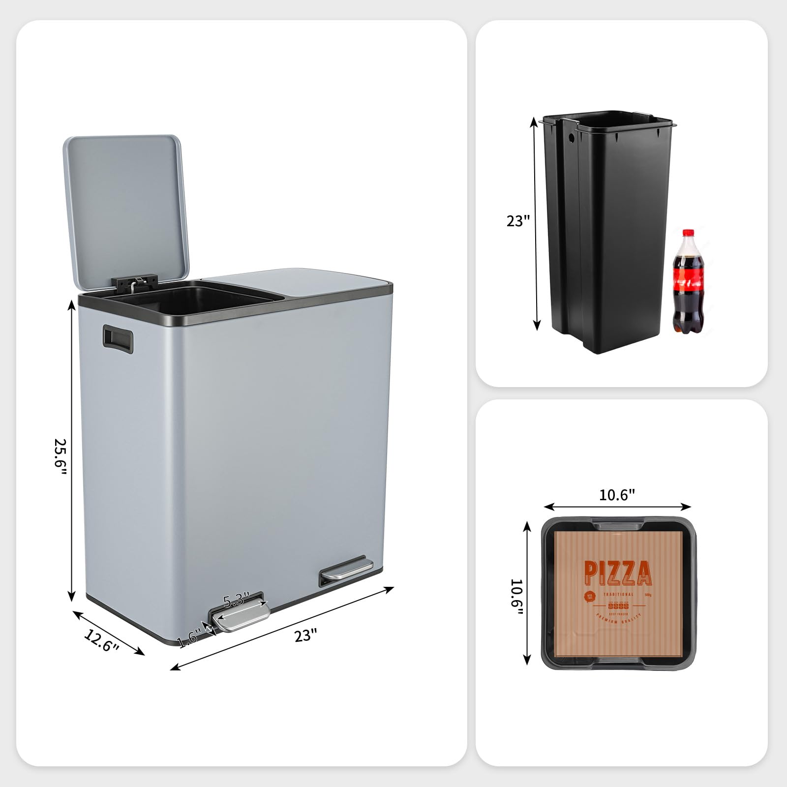 Dual Trash Can