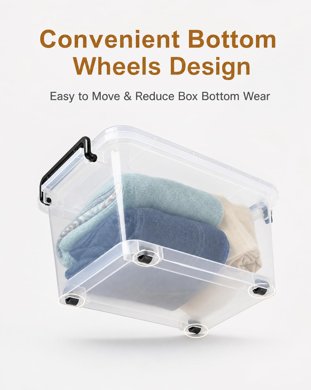 15QT Storage Bins with lids
