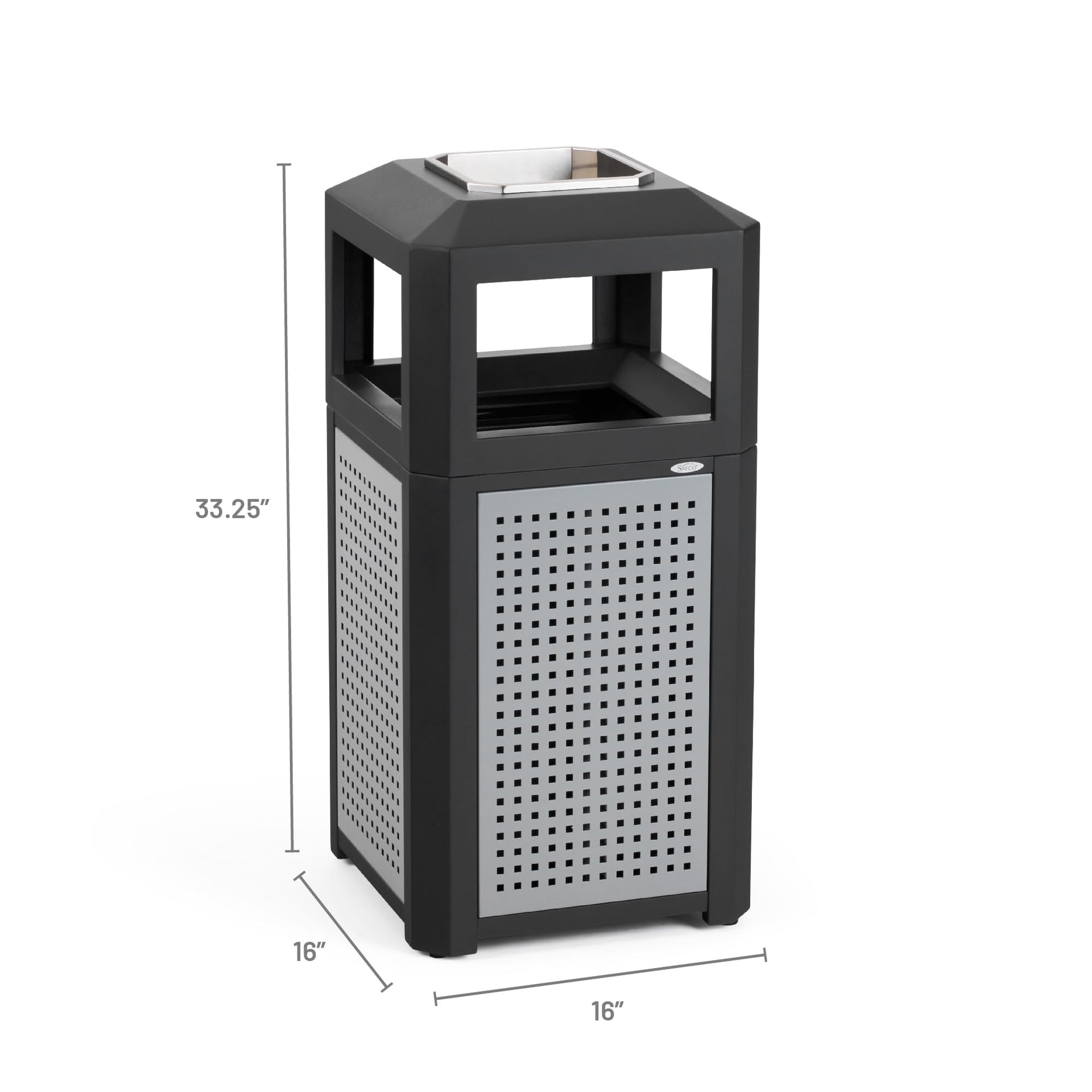 Evos Steel Trash Can