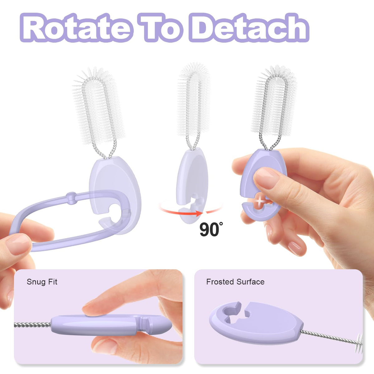 4in1 Straw Cleaner Brush Set (4 Count)