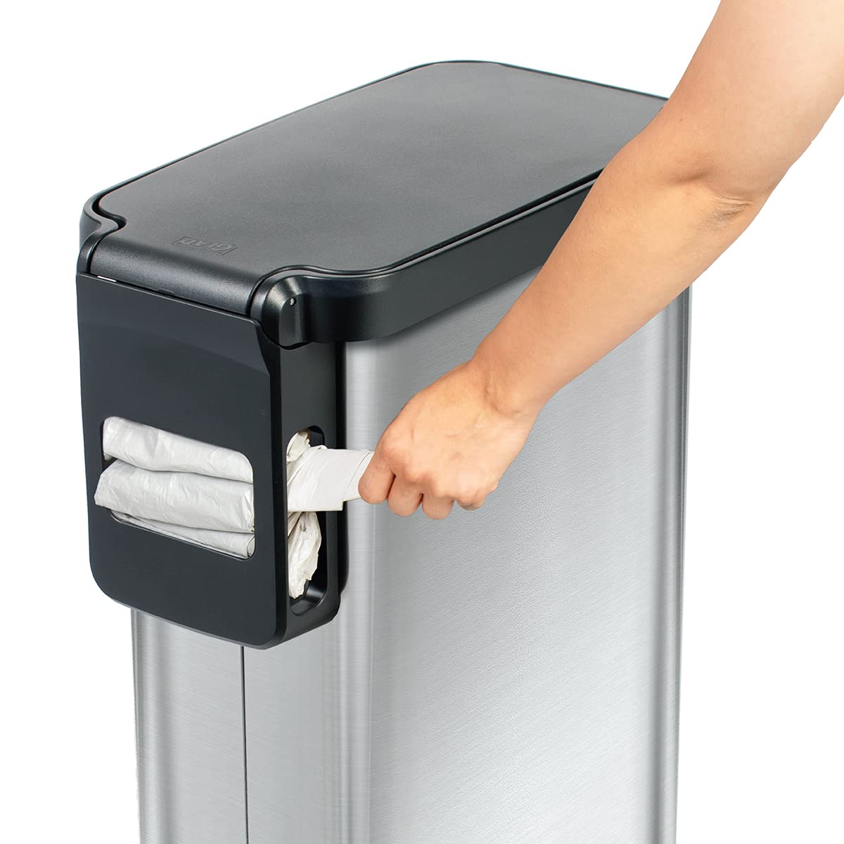 Slim Trash Can with Clorox Odor Protection