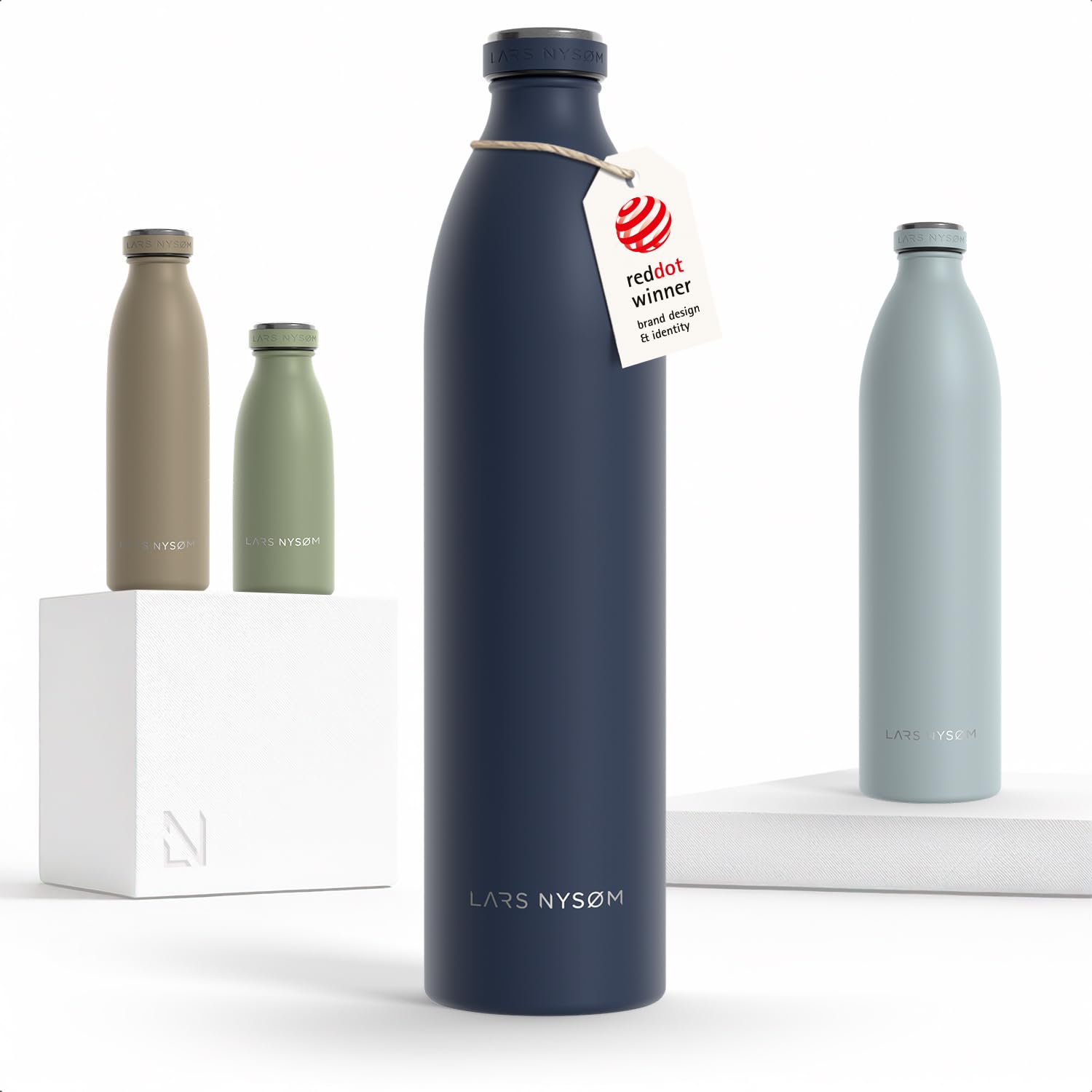 Stainless Steel Insulated XL Water Bottle 12oz 17oz 25oz 34oz 51oz