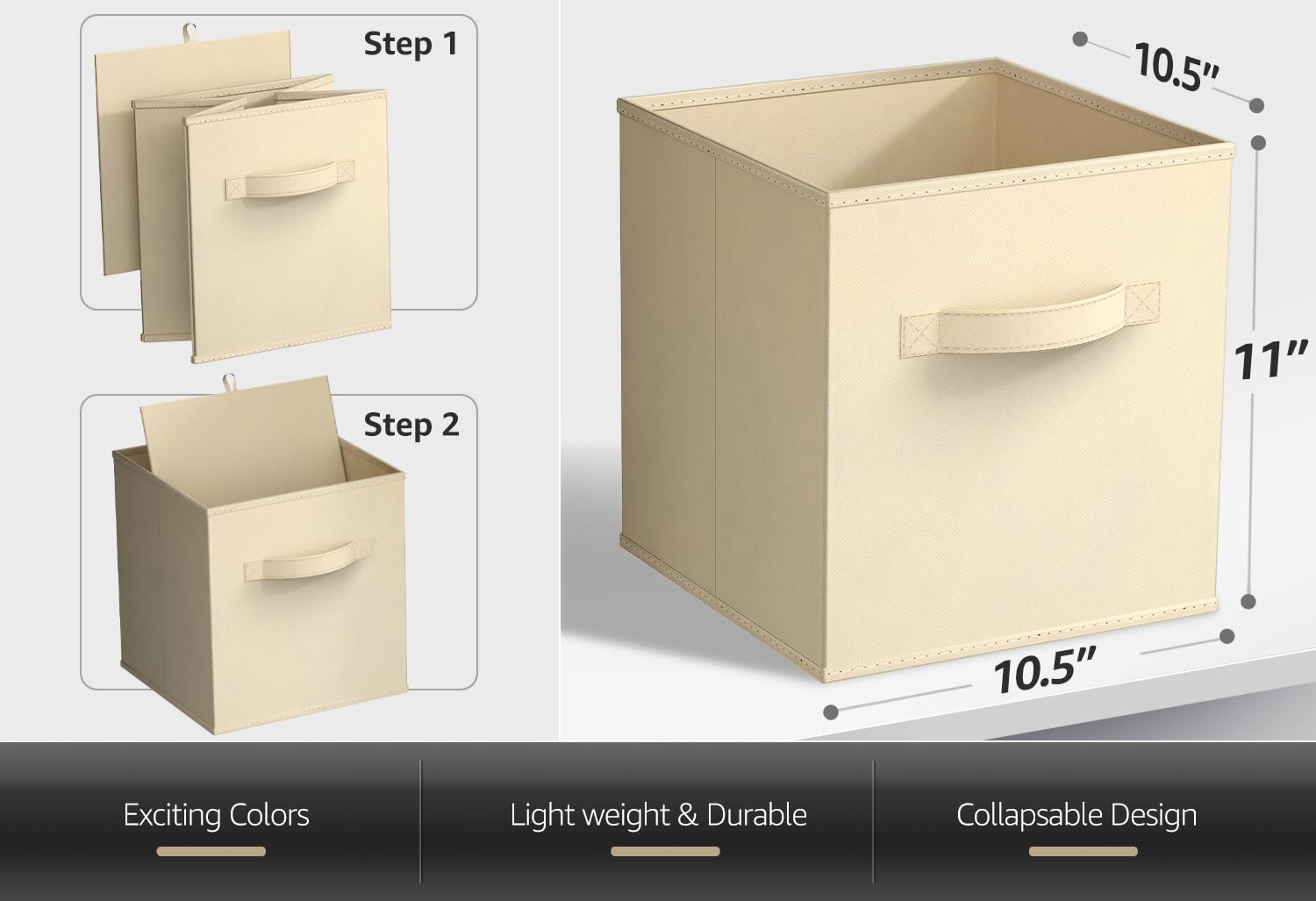 Fabric Storage Cubes