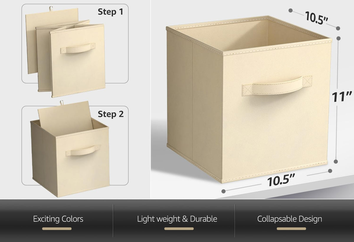 Fabric Storage Cubes